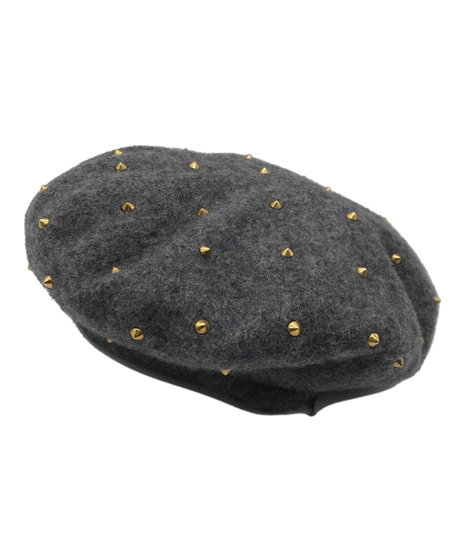 GUCCI (グッチ) ウールベレー帽 グレー サイズ:下記参照