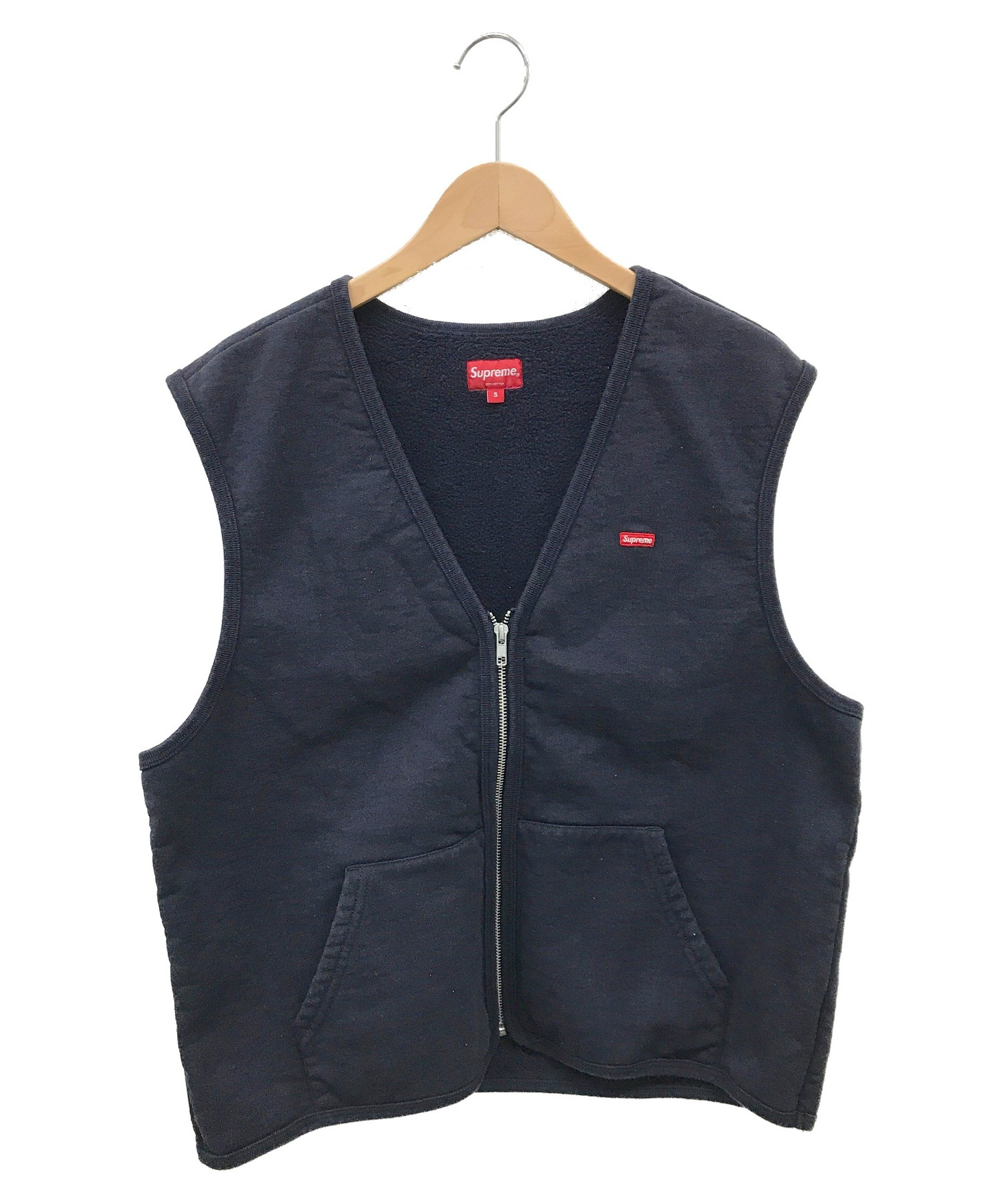 H】Supreme 14AW Small Box Logo Vest Sベスト - ベスト