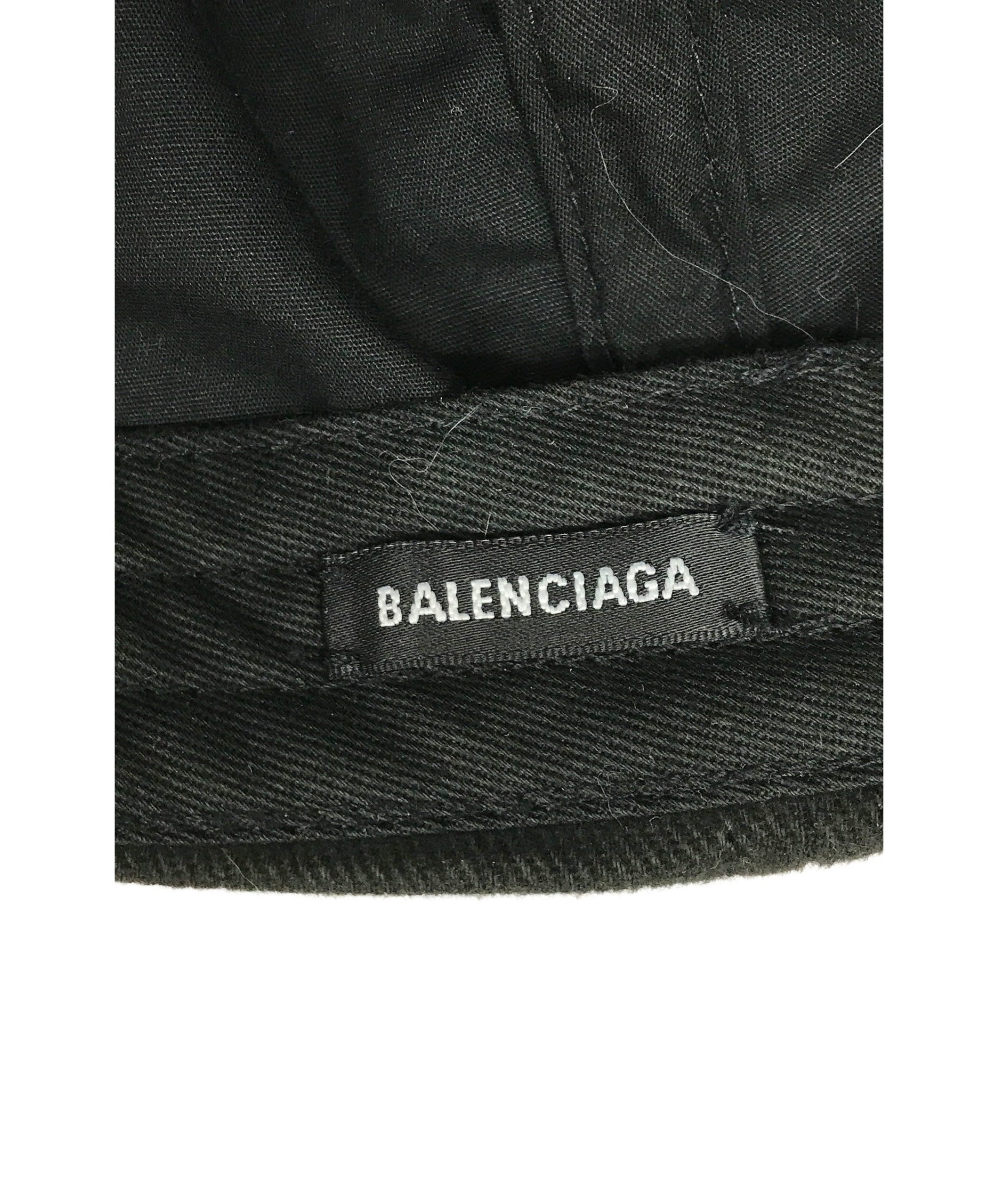 中古・古着通販】BALENCIAGA (バレンシアガ) ロゴキャップ ブラック サイズ:下記参照 17FW｜ブランド・古着通販  トレファク公式【TREFAC FASHION】スマホサイト