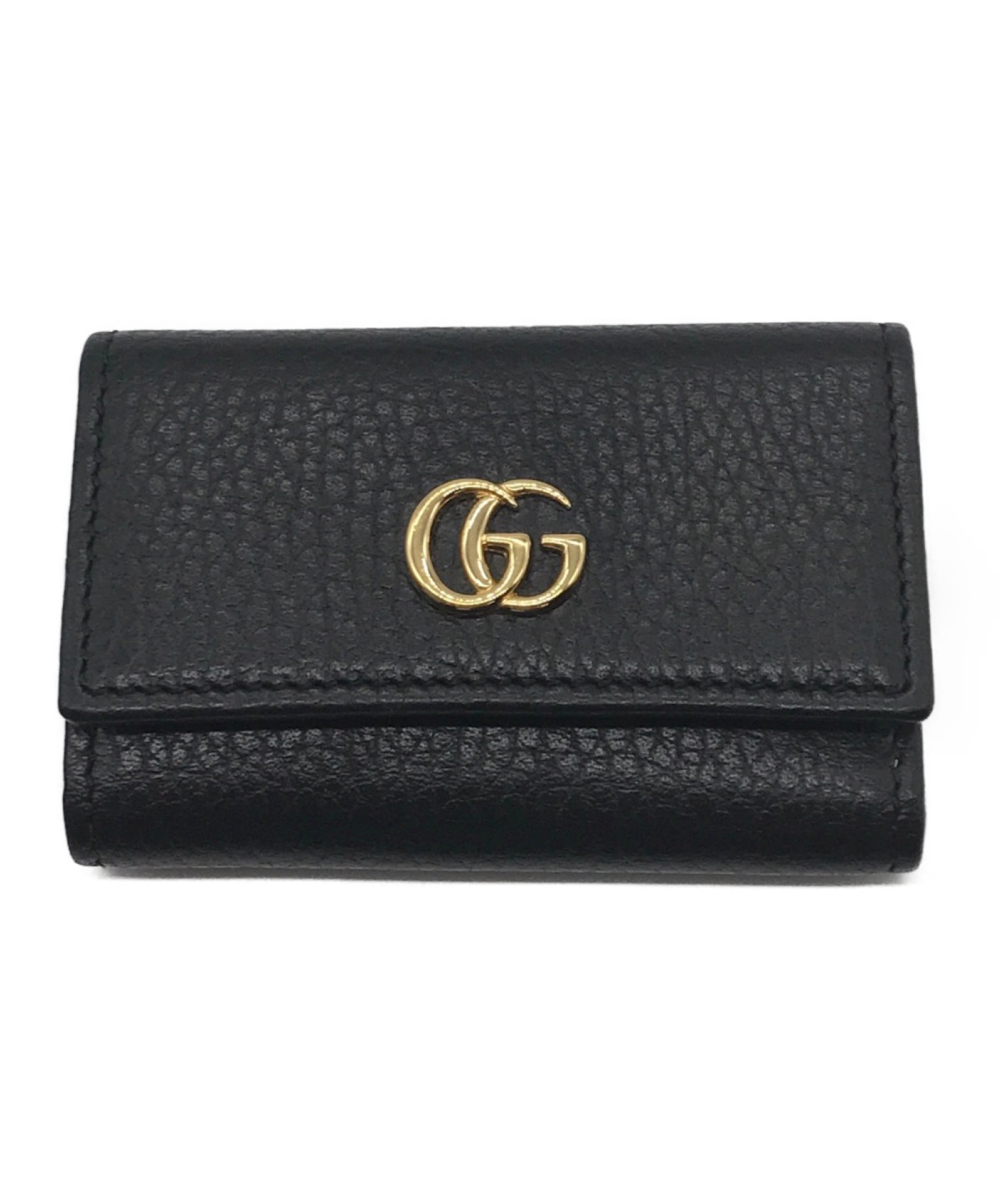 中古・古着通販】GUCCI (グッチ) GGマーモントレザーキーケース