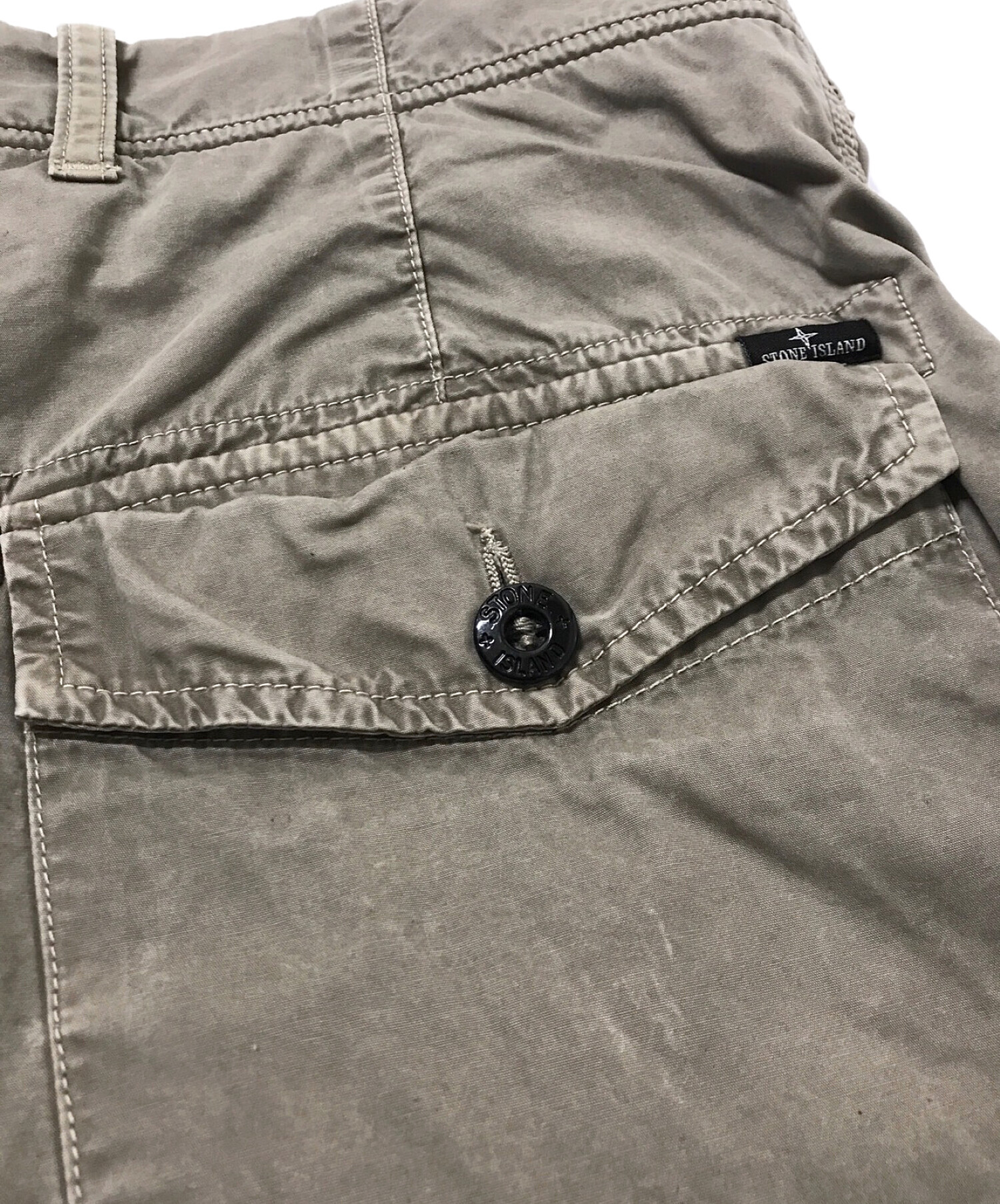 STONE ISLAND (ストーンアイランド) ヴィンテージ加工パンツ グレー サイズ:W30