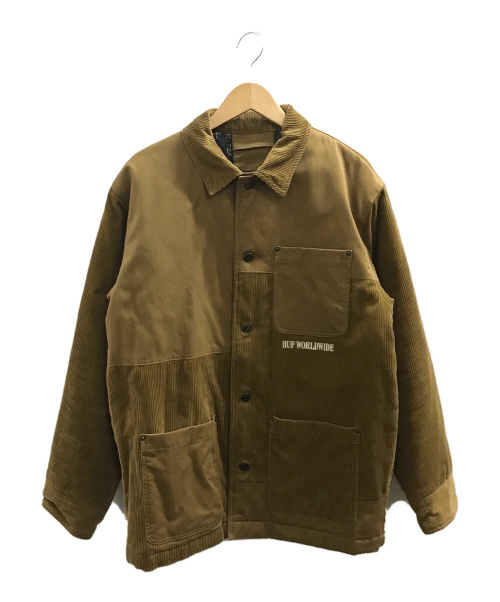 【中古・古着通販】HUF (ハフ) コーデュロイ切替カバーオール