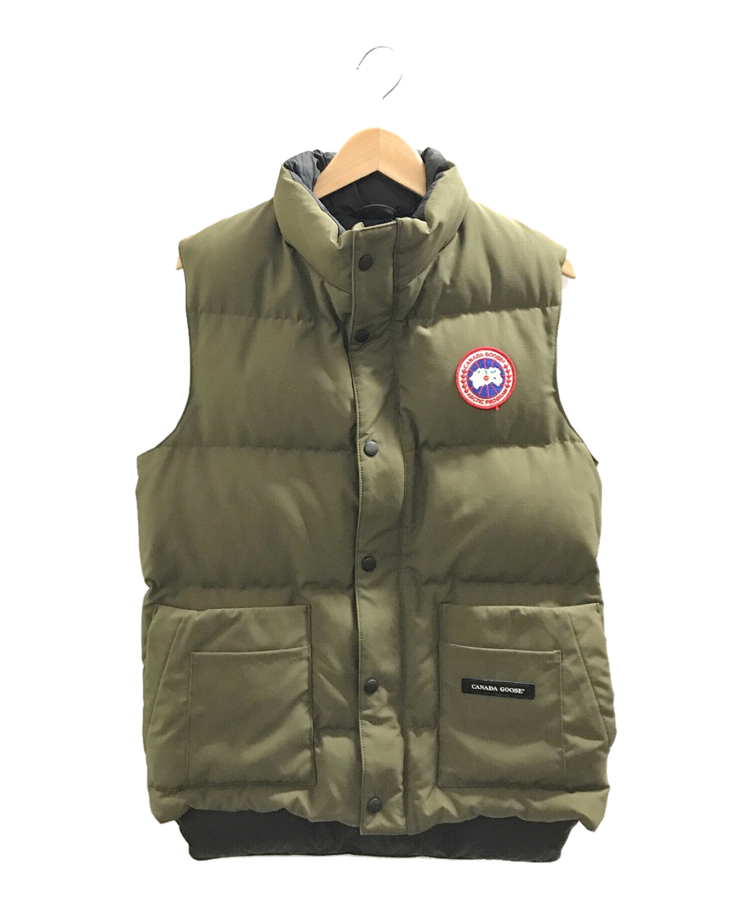 CANADA GOOSE (カナダグース) ダウンベスト オリーブ サイズ:XS