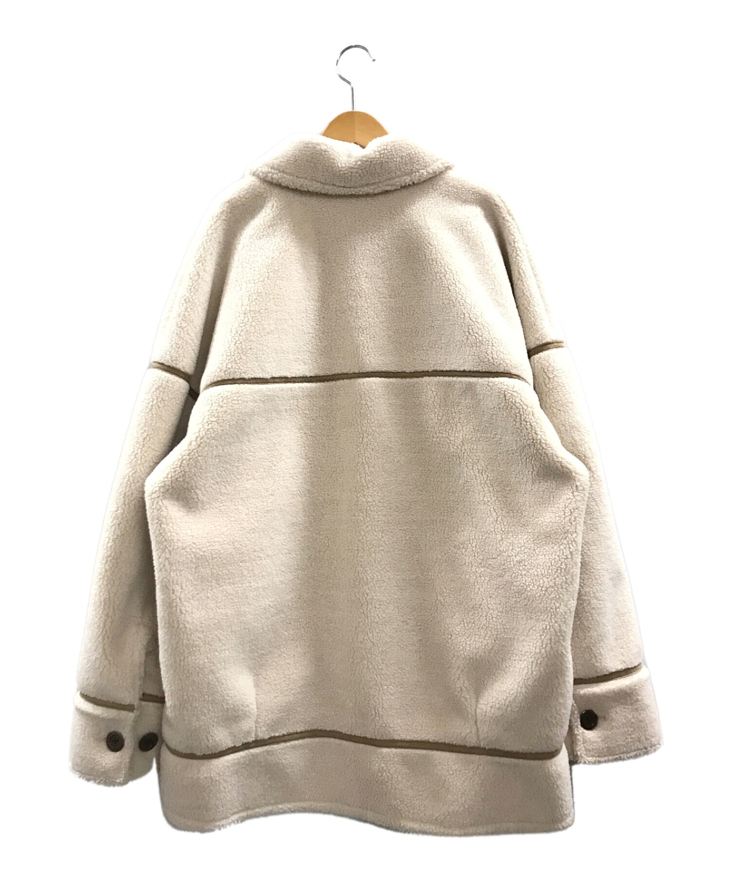 TODAYFUL (トゥデイフル) Bonding Boa Coat ベージュ×ブラウン サイズ:38