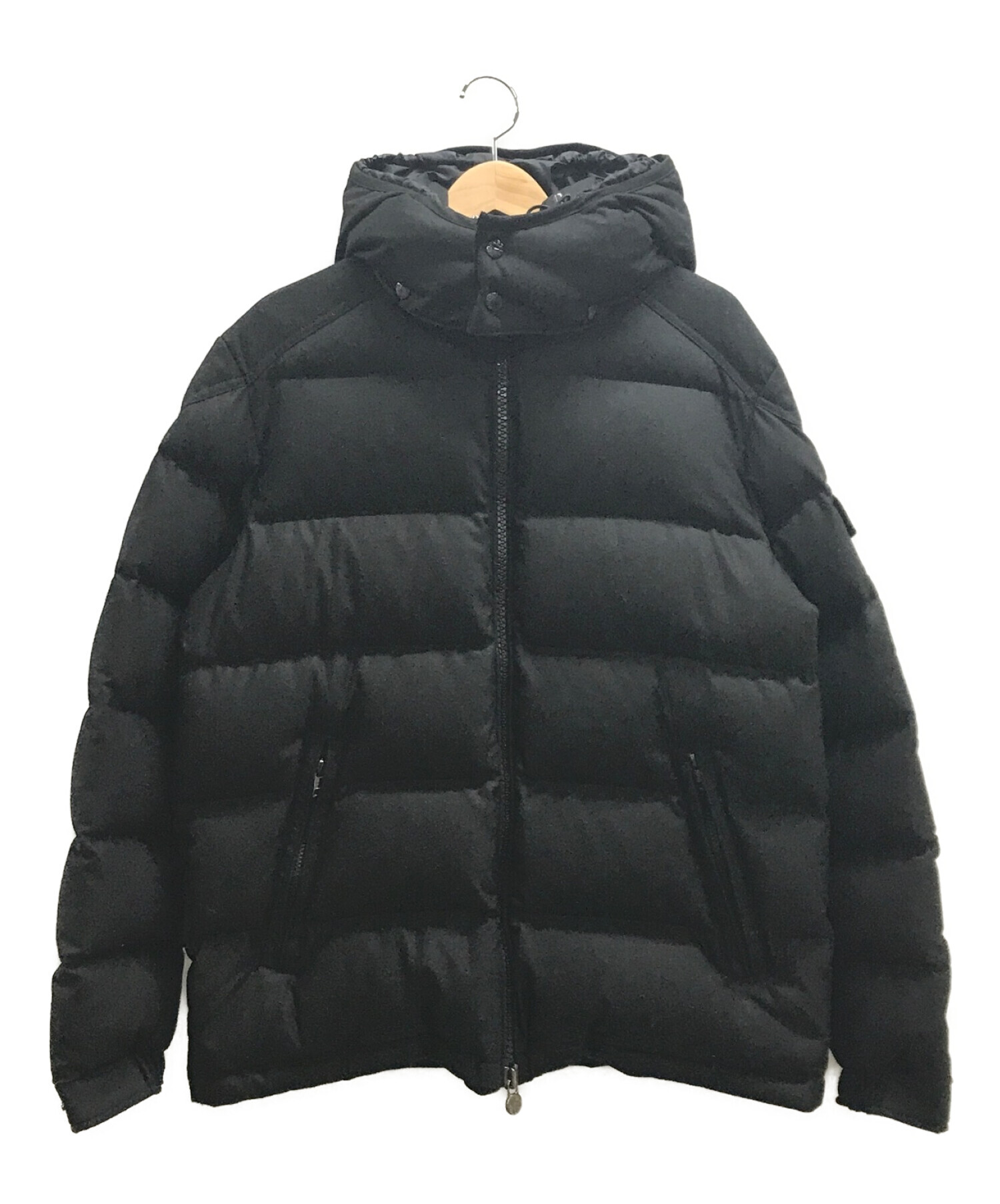 中古・古着通販】MONCLER (モンクレール) モンジュネーブルダウンジャケット ブラック サイズ:5｜ブランド・古着通販  トレファク公式【TREFAC FASHION】スマホサイト