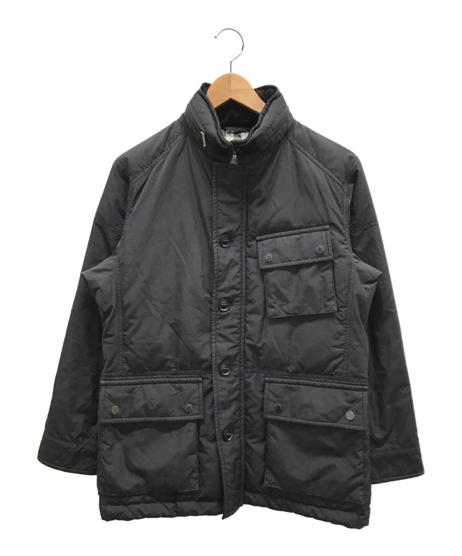 BURBERRY LONDON (バーバリー ロンドン) M-65ダウンジャケット ブラック サイズ:M