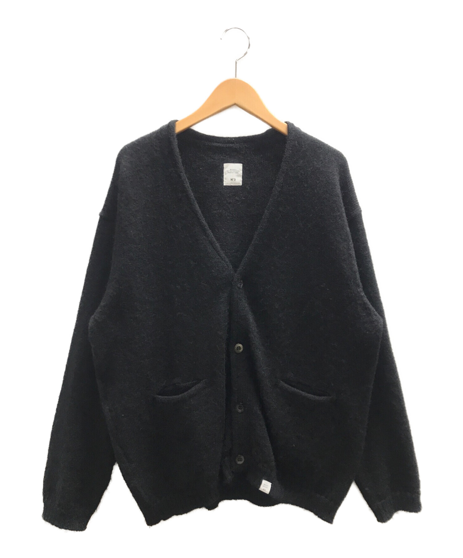 中古・古着通販】BEDWIN &THE HEARTBREAKERS (ベドウィンアンドザ ハートブレイカーズ) L/S MOHAIR KNIT  CARDIGAN ブラック サイズ:不明｜ブランド・古着通販 トレファク公式【TREFAC FASHION】スマホサイト