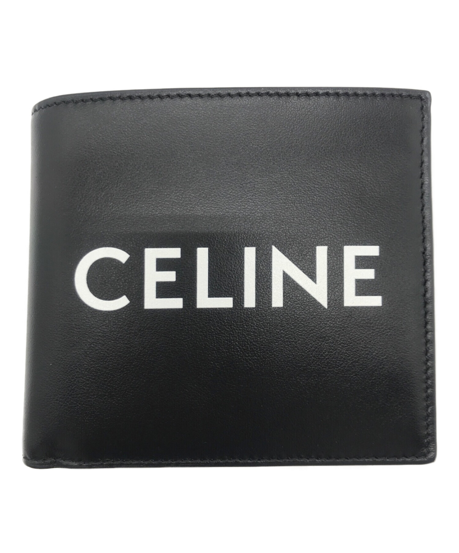 CELINE (セリーヌ) BI-FOLD WALLET WITH COIN ブラック サイズ:-