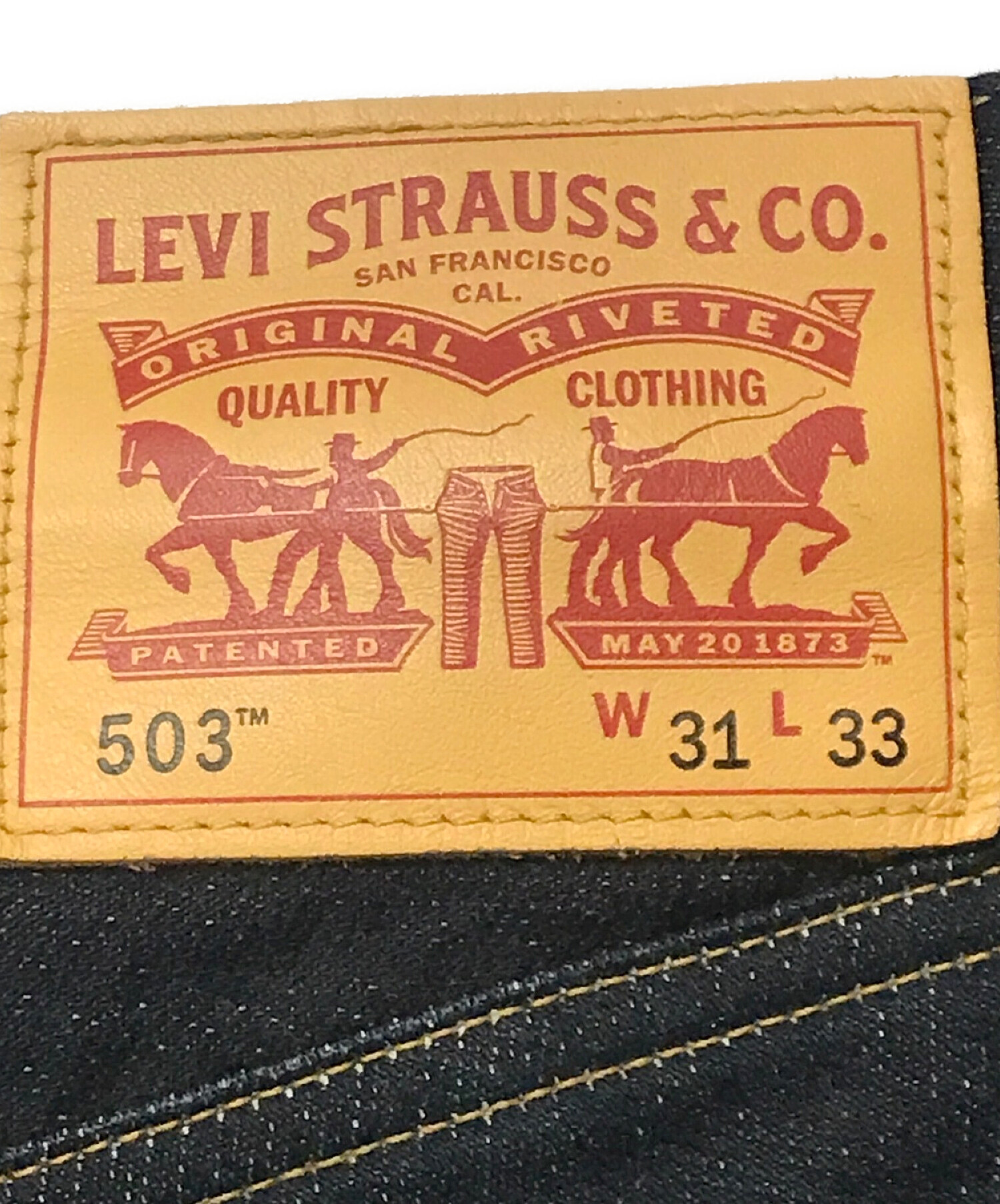 JUNYA WATANABE MAN x Levi's (ジュンヤワタナベ マン ×リーバイス) 綿ニットデニム インディゴ サイズ:S