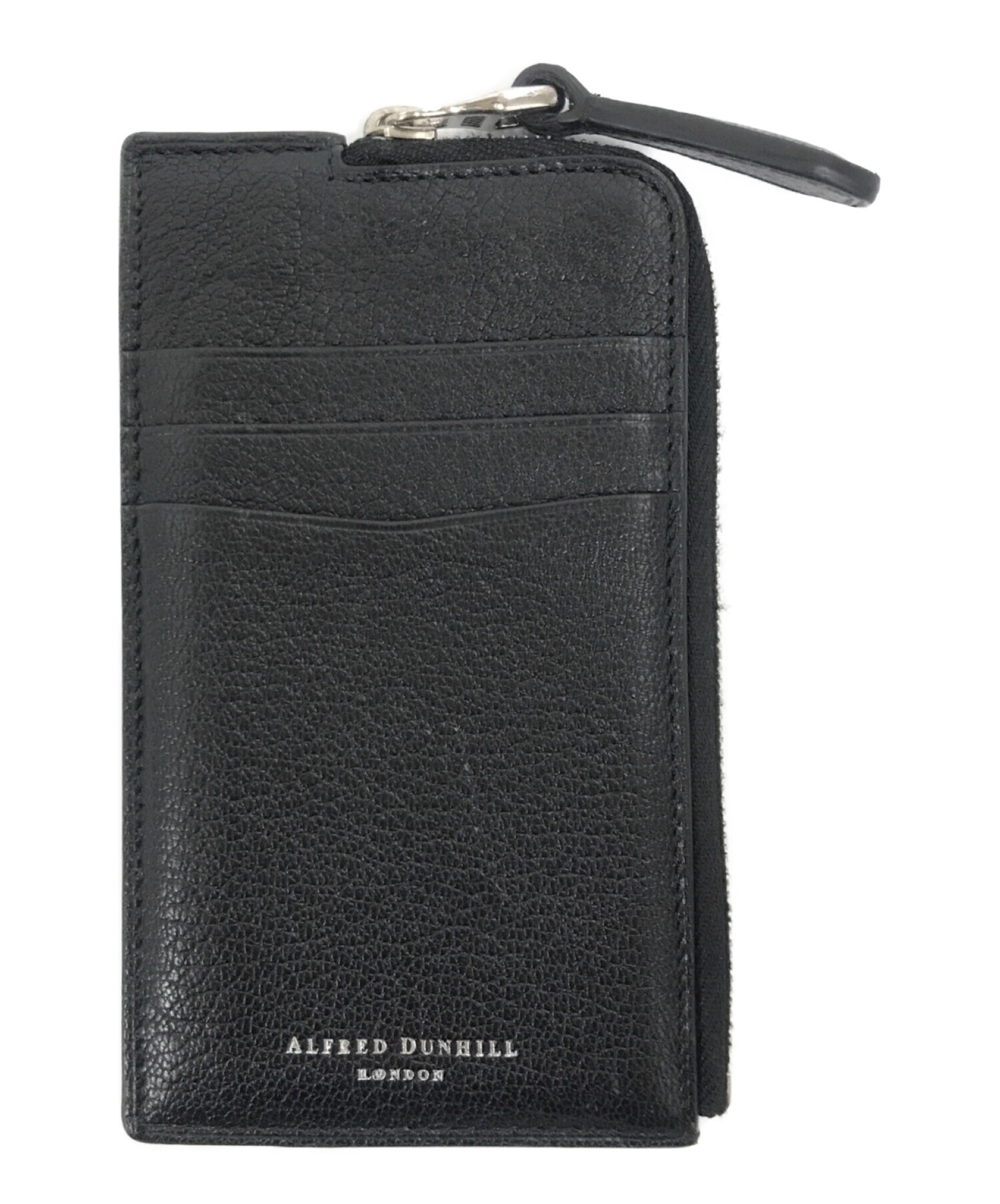 ALFRED DUNHILL (アルフレッド・ダンヒル) デュークファインレザージップカードケース ブラック サイズ:-