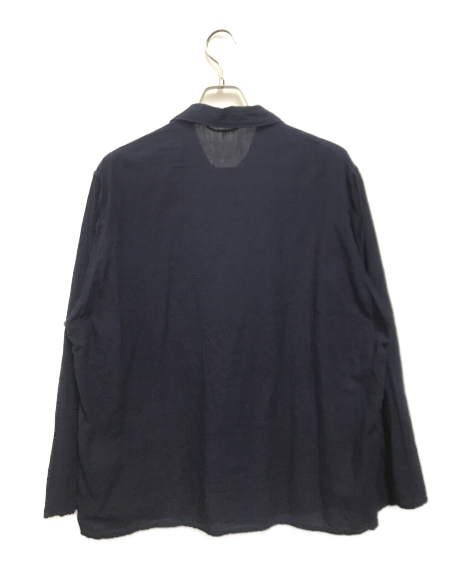 COMOLI (コモリ) ベタシャンミリタリーシャツ ネイビー サイズ:2