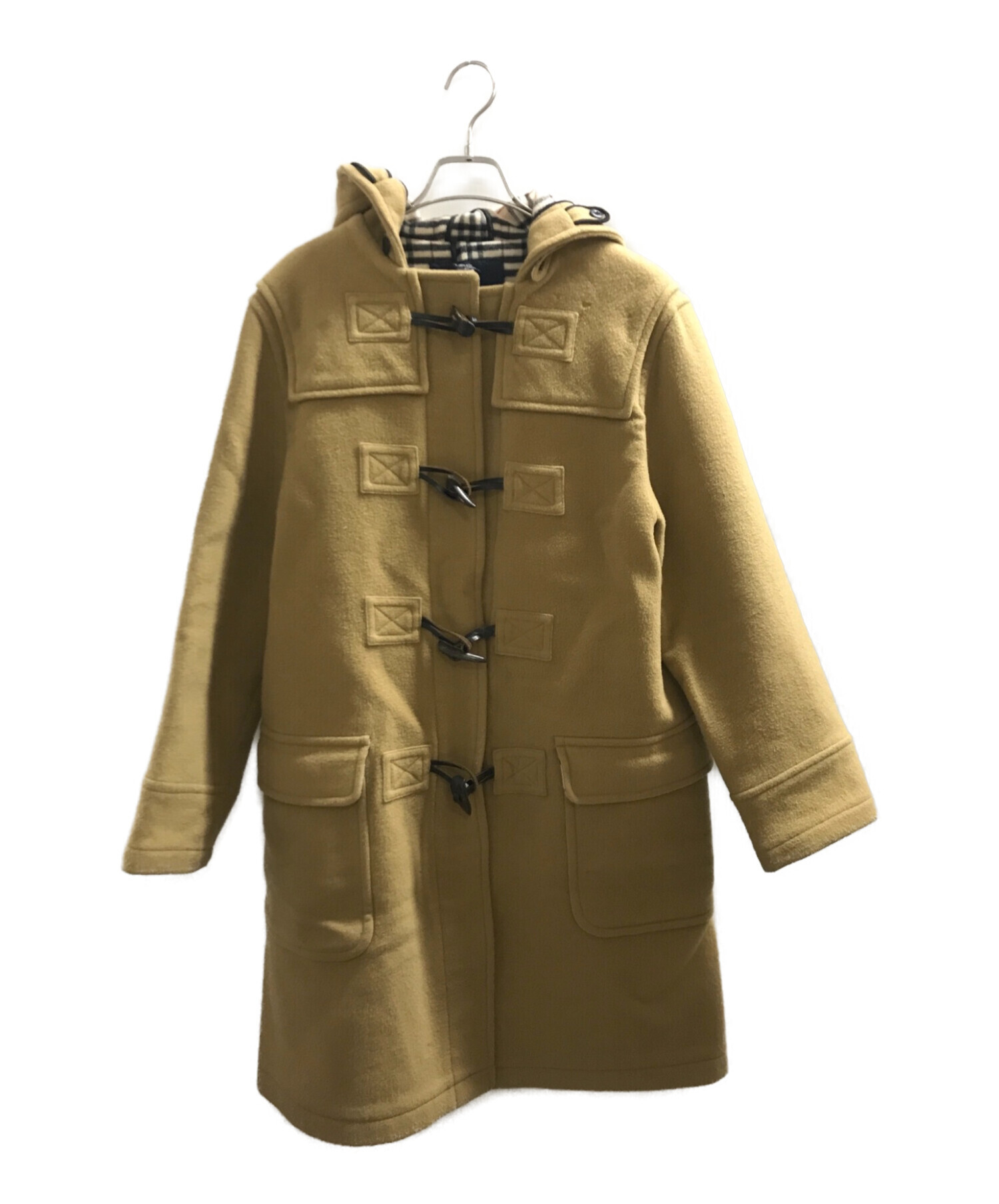 BURBERRY LONDON (バーバリーロンドン) 裏ノバチェックダッフルコート ベージュ サイズ:160A