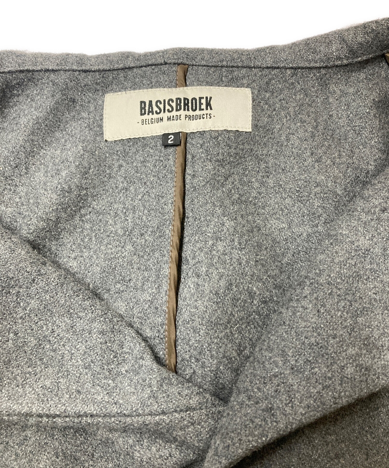 古着 BASISBROEK フーデッドコート バージスブルック ベルギー製-