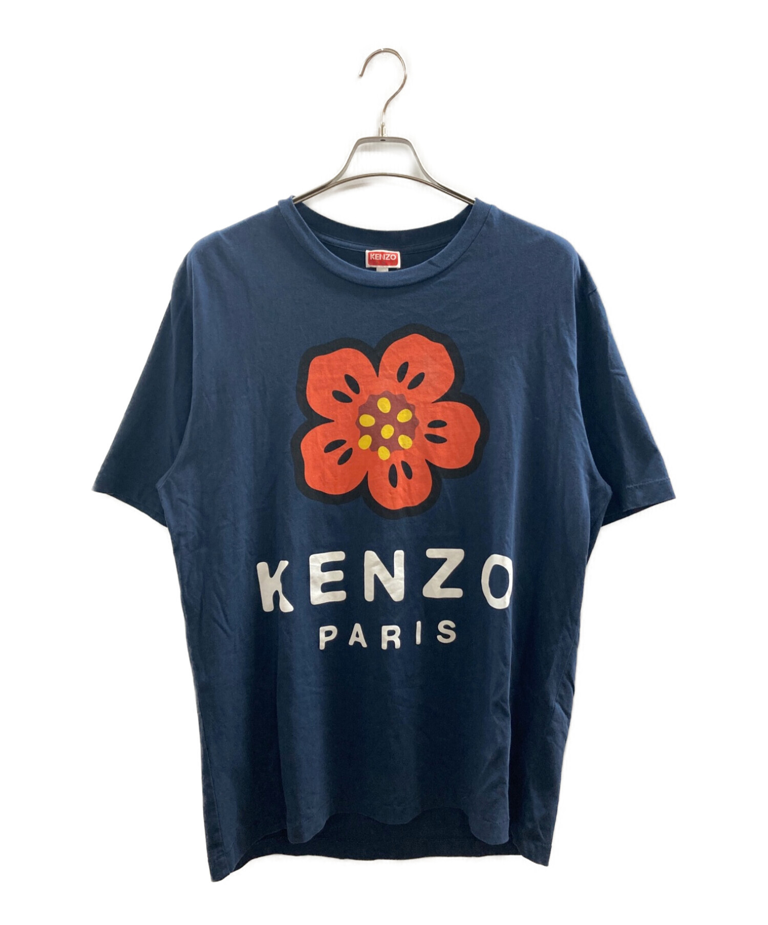 季節感春夏[新品]KENZO BOKE FLOWER Tシャツ　ネイビー　Lサイズ