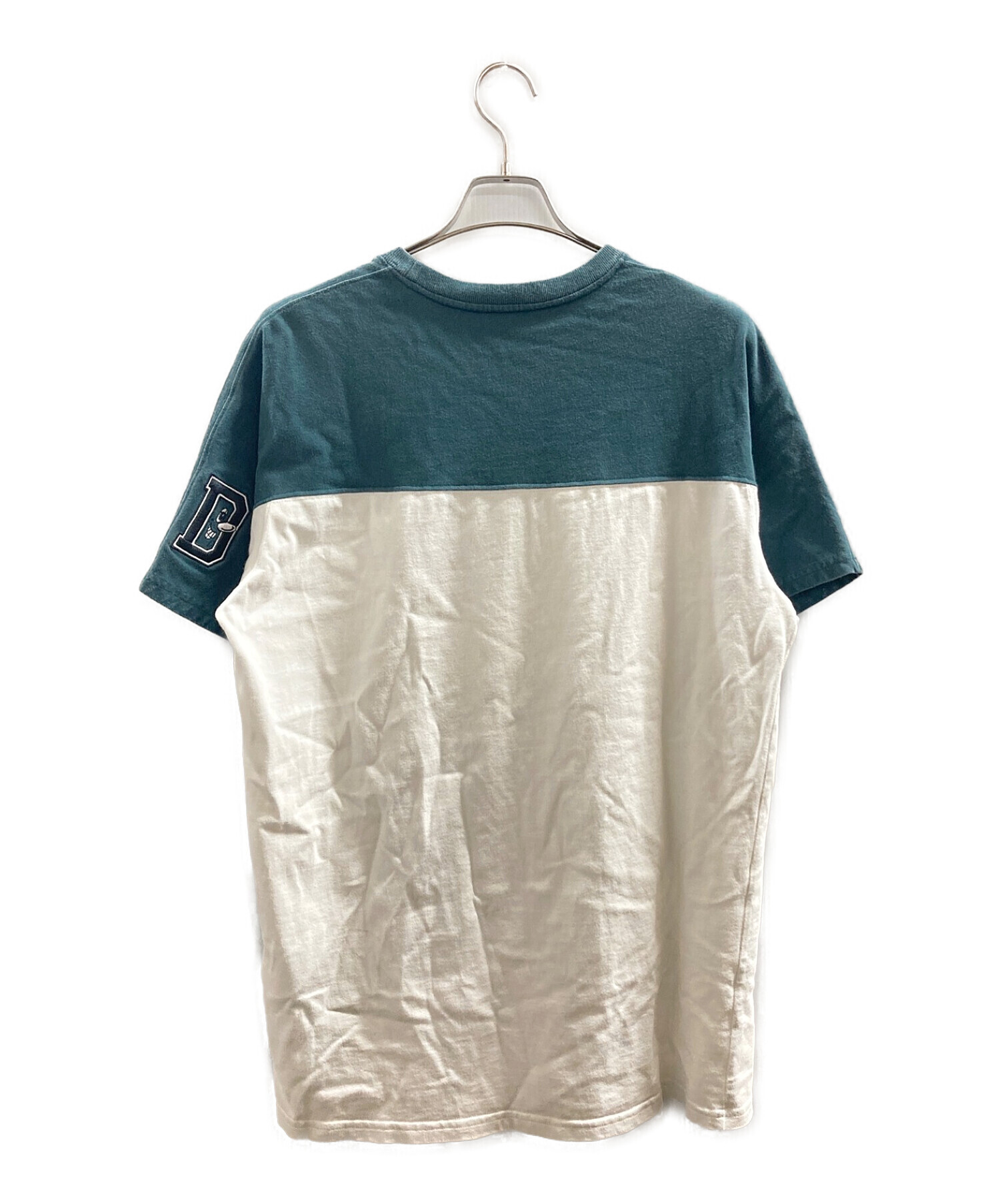 Dior (ディオール) KENNY SCHARF オーバーサイズTシャツ グリーン×ホワイト サイズ:L