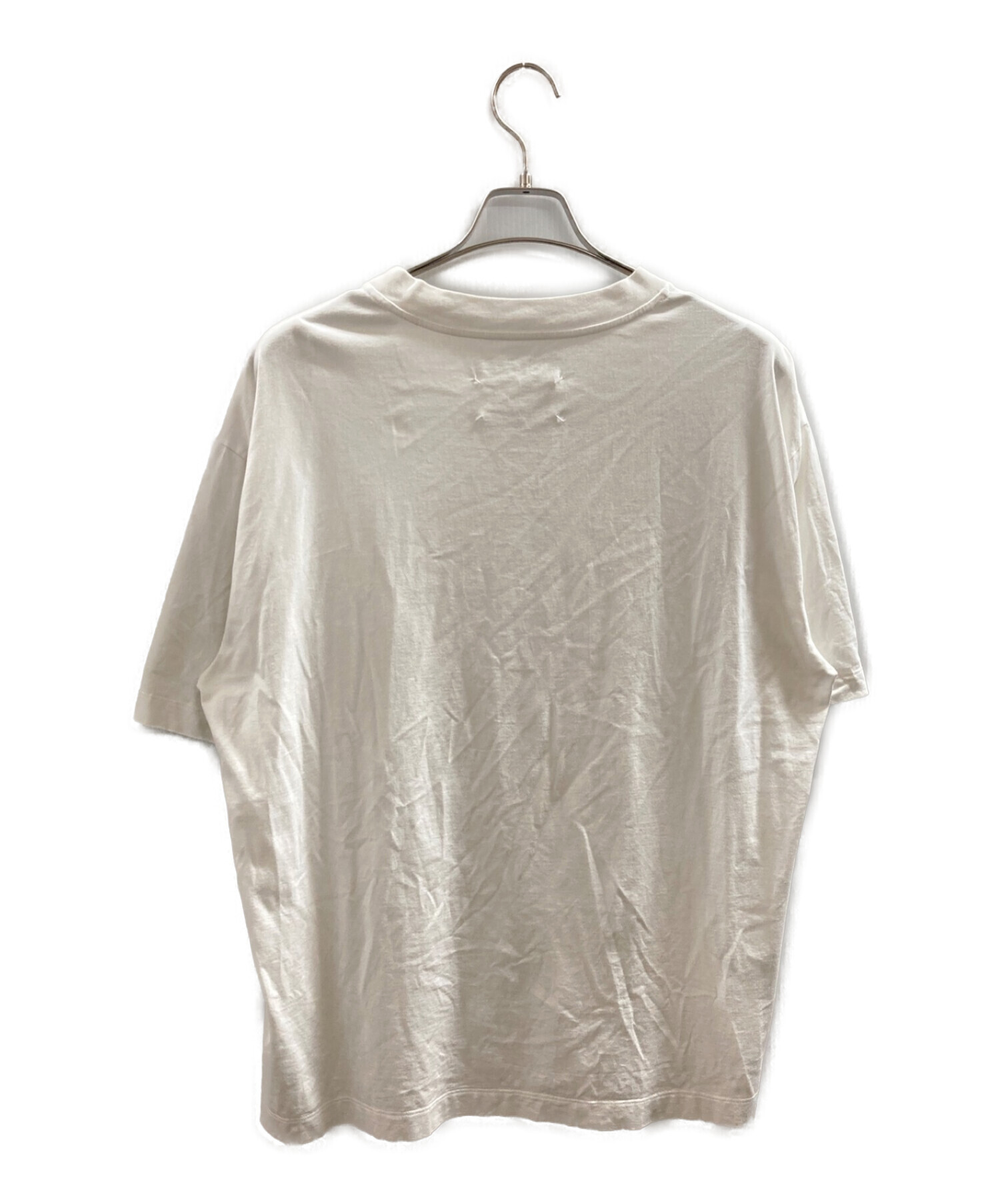 Maison Margiela (メゾンマルジェラ) デストロイド オーバーサイズ Tシャツ ホワイト サイズ:44