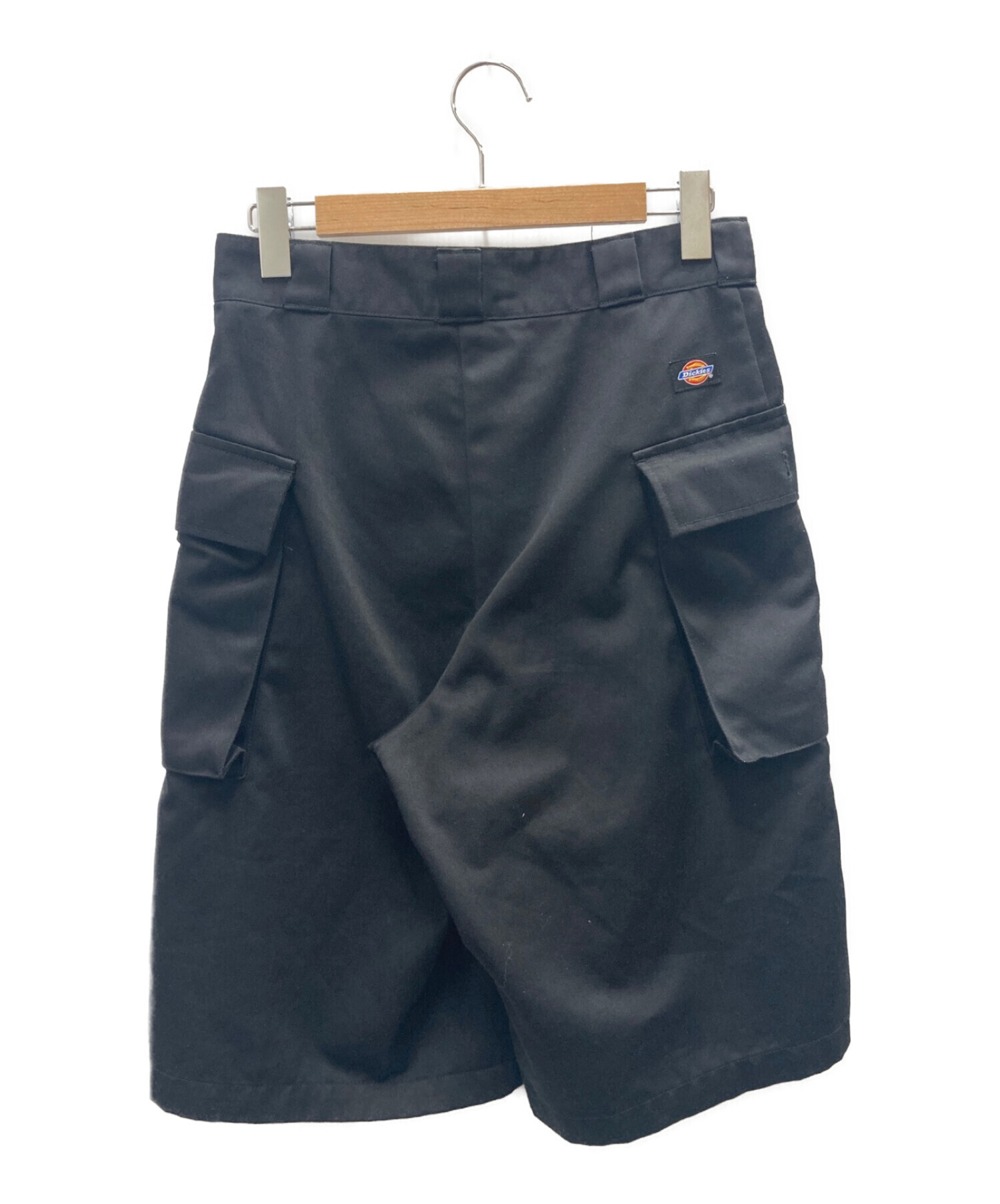 N.HOOLYWOOD (エヌ ハリウッド) Dickies (ディッキーズ) ハーフチノカーゴパンツ ブラック サイズ:36