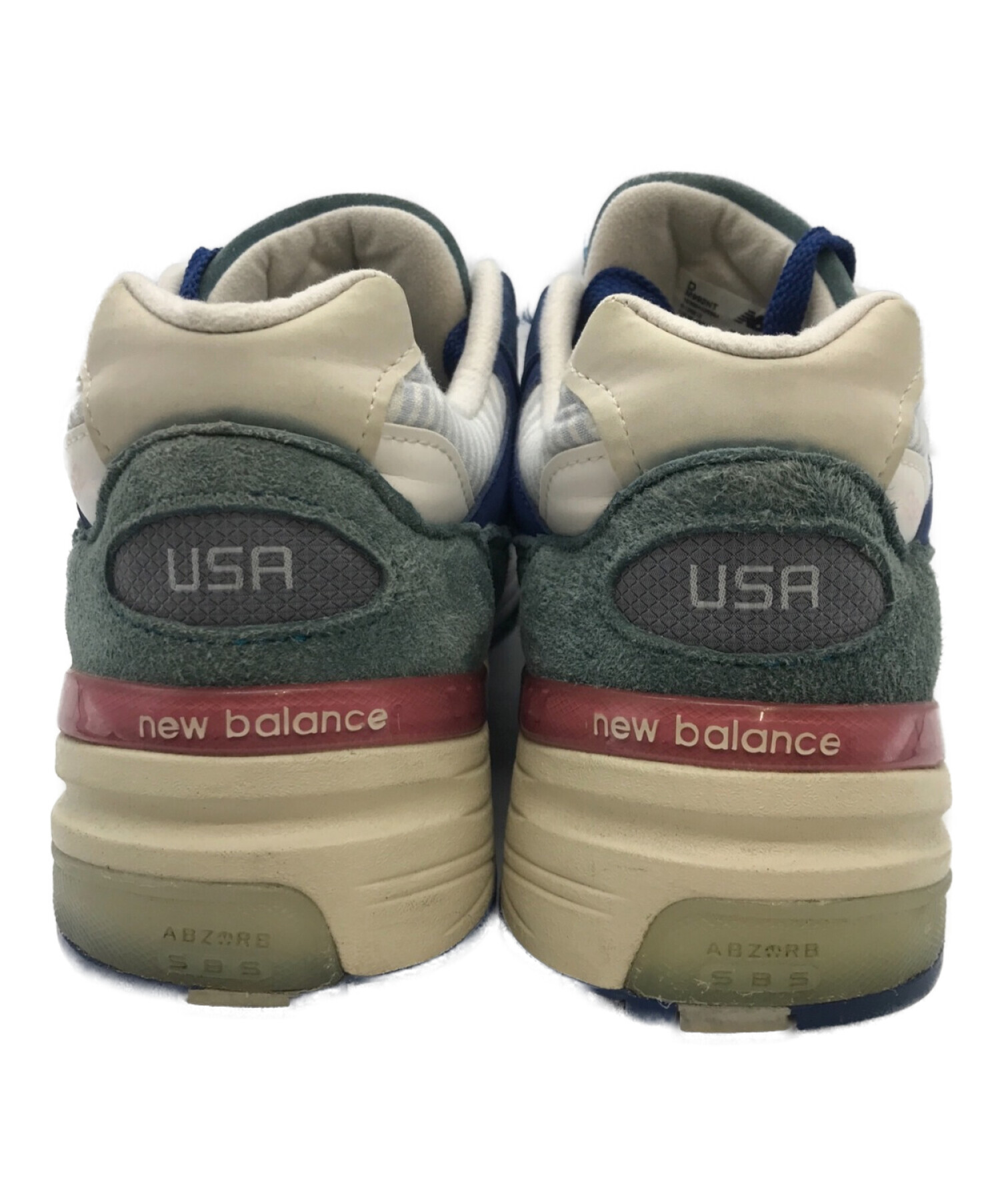 NEW BALANCE (ニューバランス) M992NT ブルー×ピンク サイズ:27