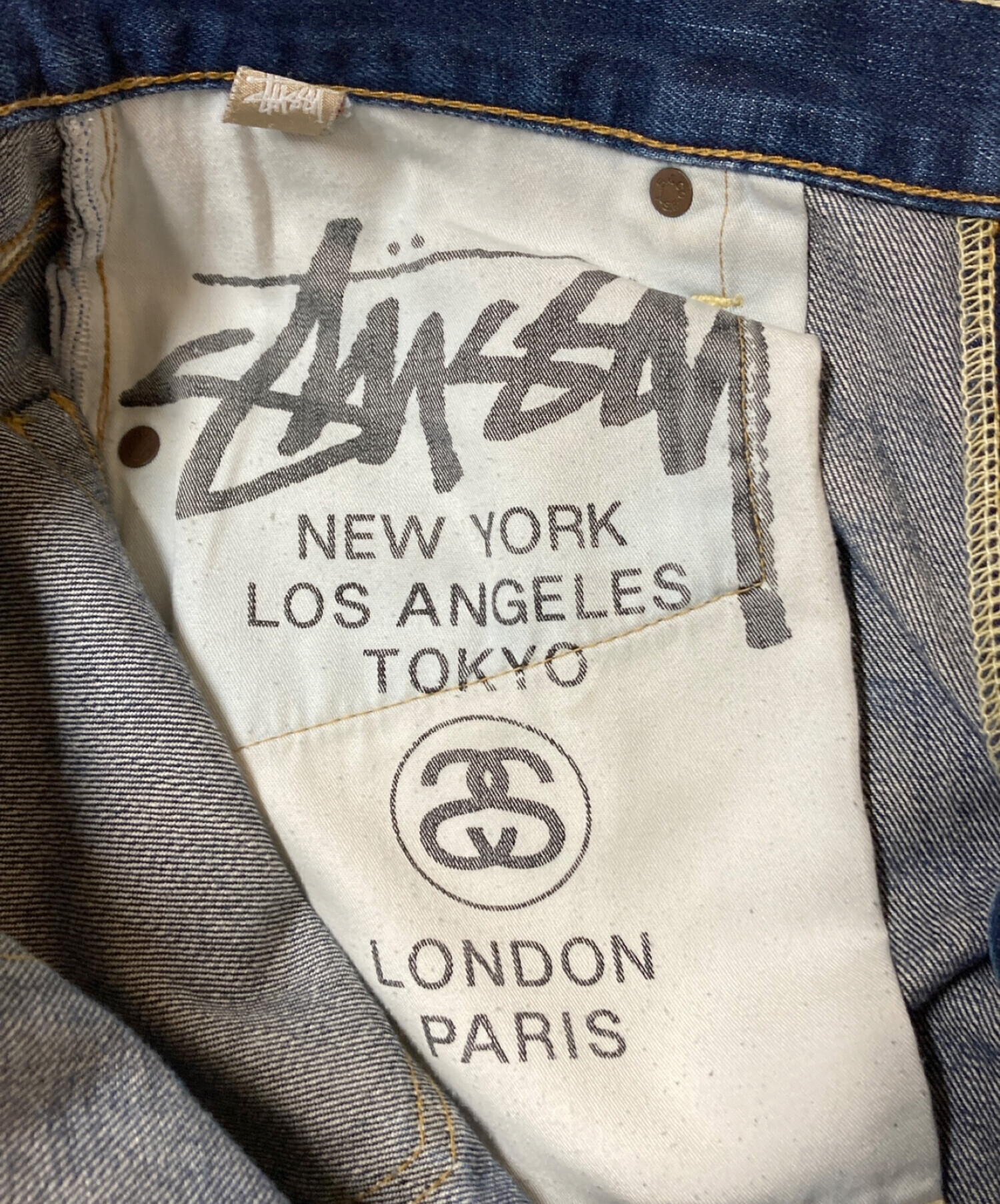 Stussy × Levi's (ステューシー×リーバイス) SS505 デニムパンツ インディゴ サイズ:W30×L30