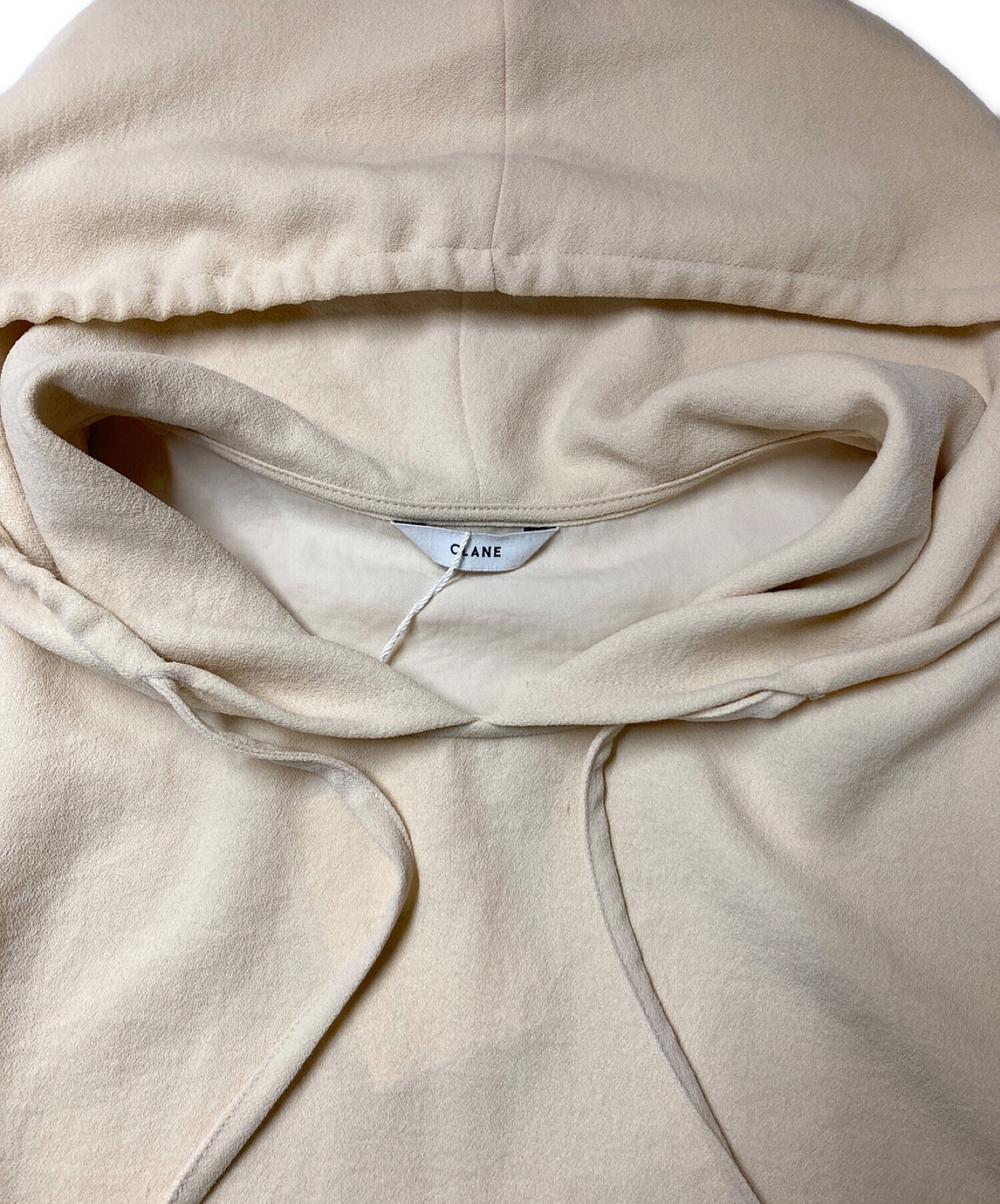 中古・古着通販】CLANE (クラネ) LOOSE HOODIE ベージュ サイズ:2