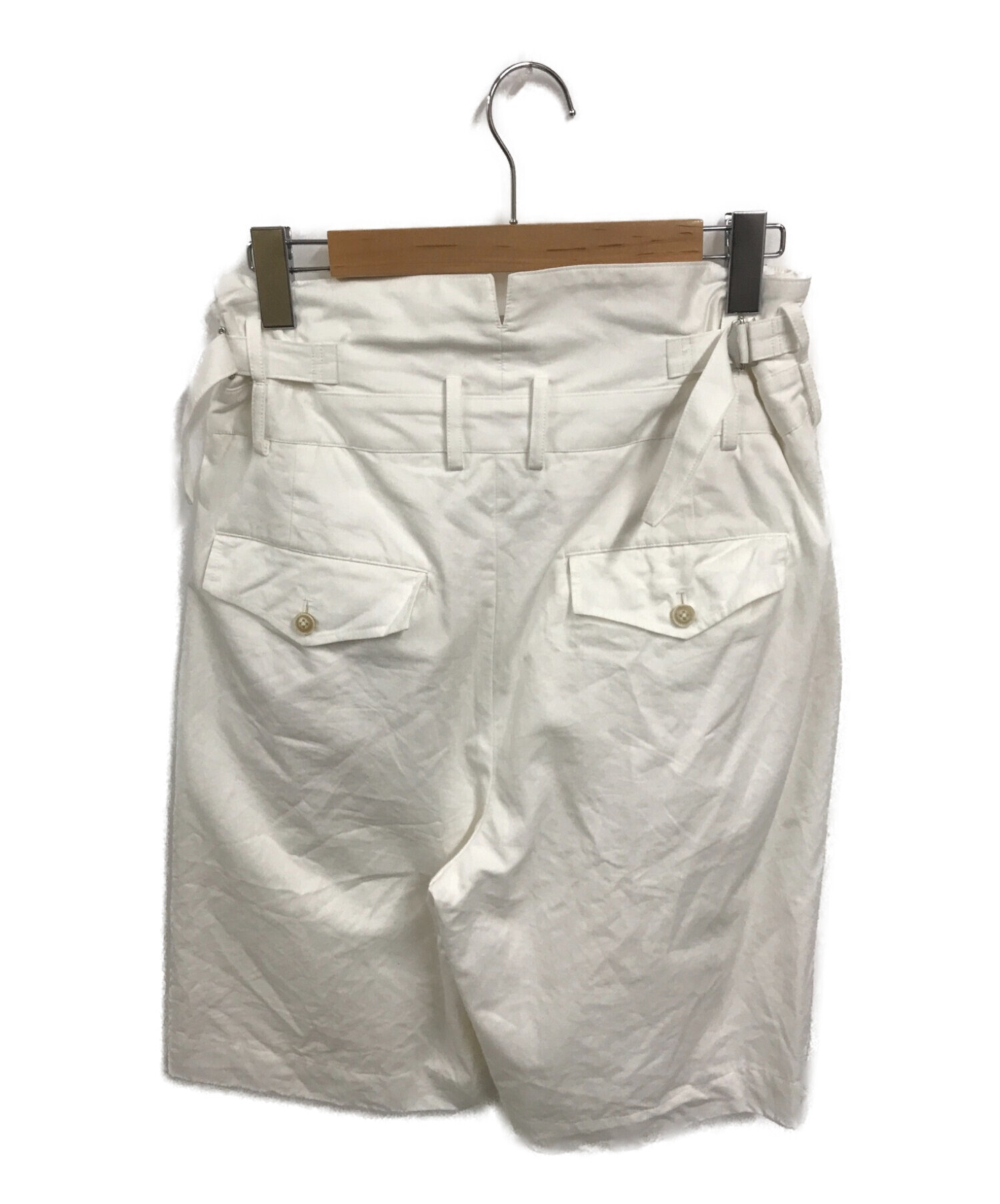 中古・古着通販】IRENISA (イレニサ) HIGH WAIST SHORTS ホワイト