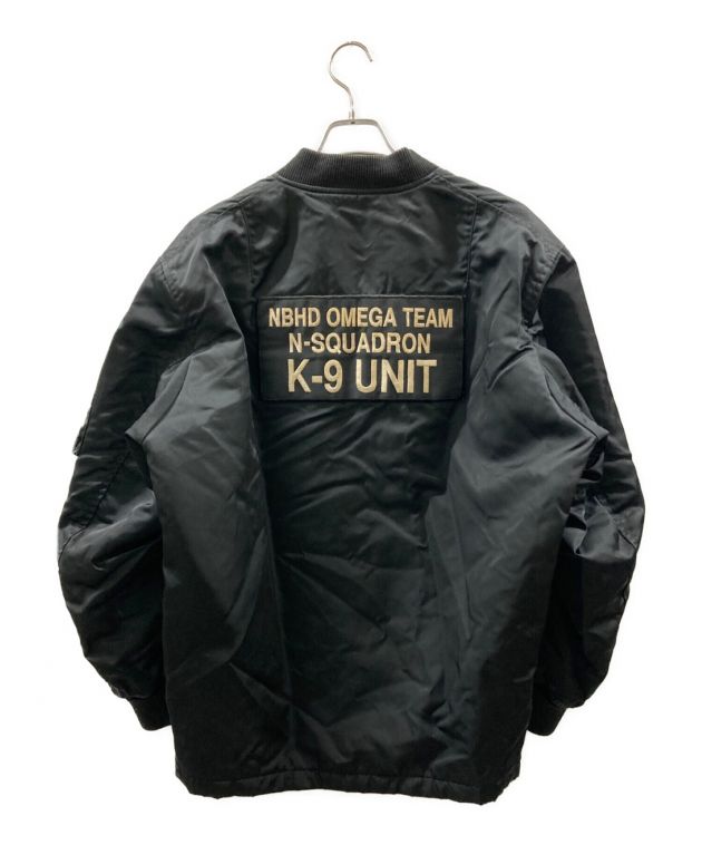 中古・古着通販】NEIGHBORHOOD (ネイバーフッド) 90's K-9 UNITワッペン MA-1ジャケット ブラック  サイズ:L｜ブランド・古着通販 トレファク公式【TREFAC FASHION】スマホサイト