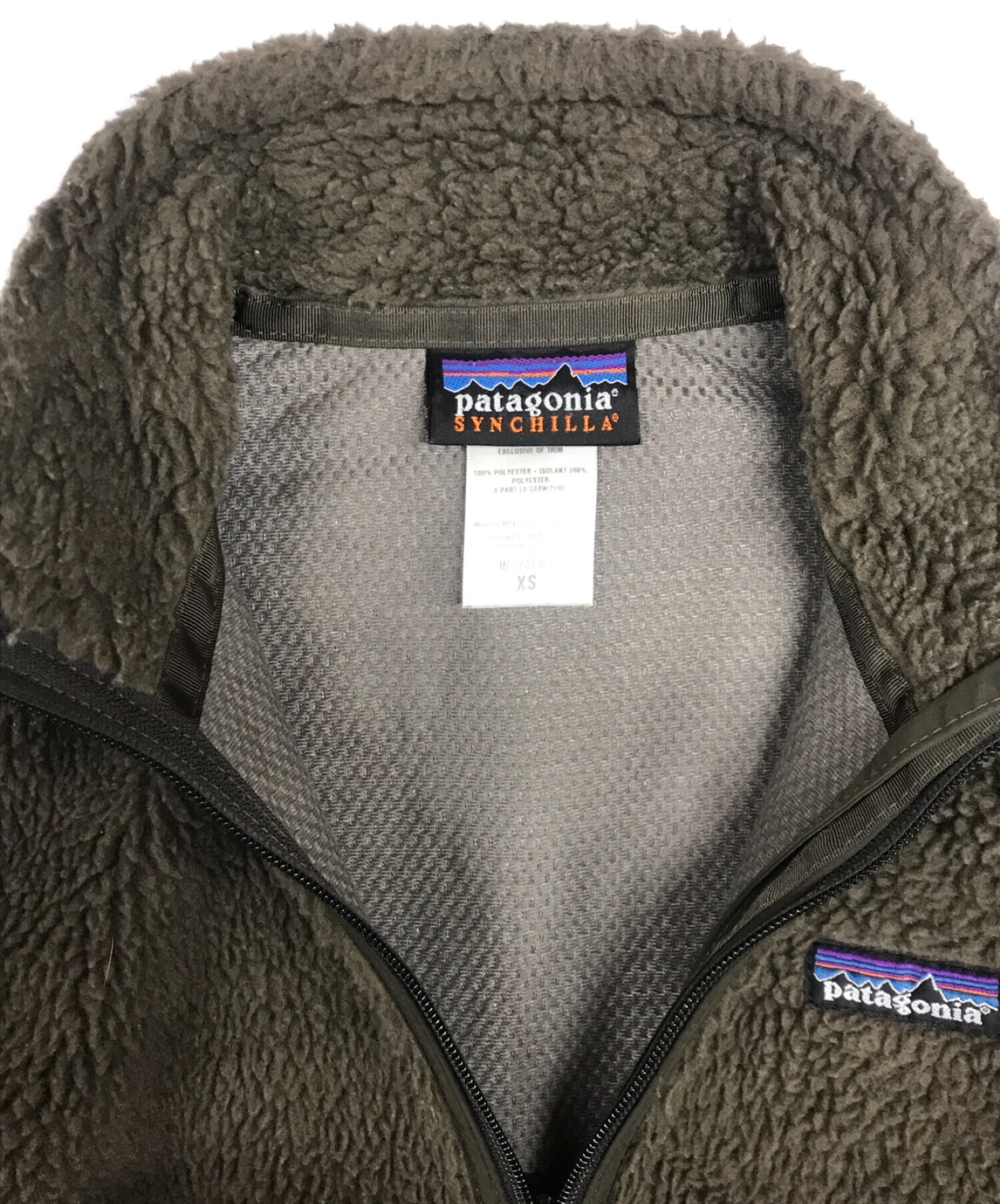 Patagonia (パタゴニア) シンチラレトロXフリースジャケット ブラウン サイズ:XS