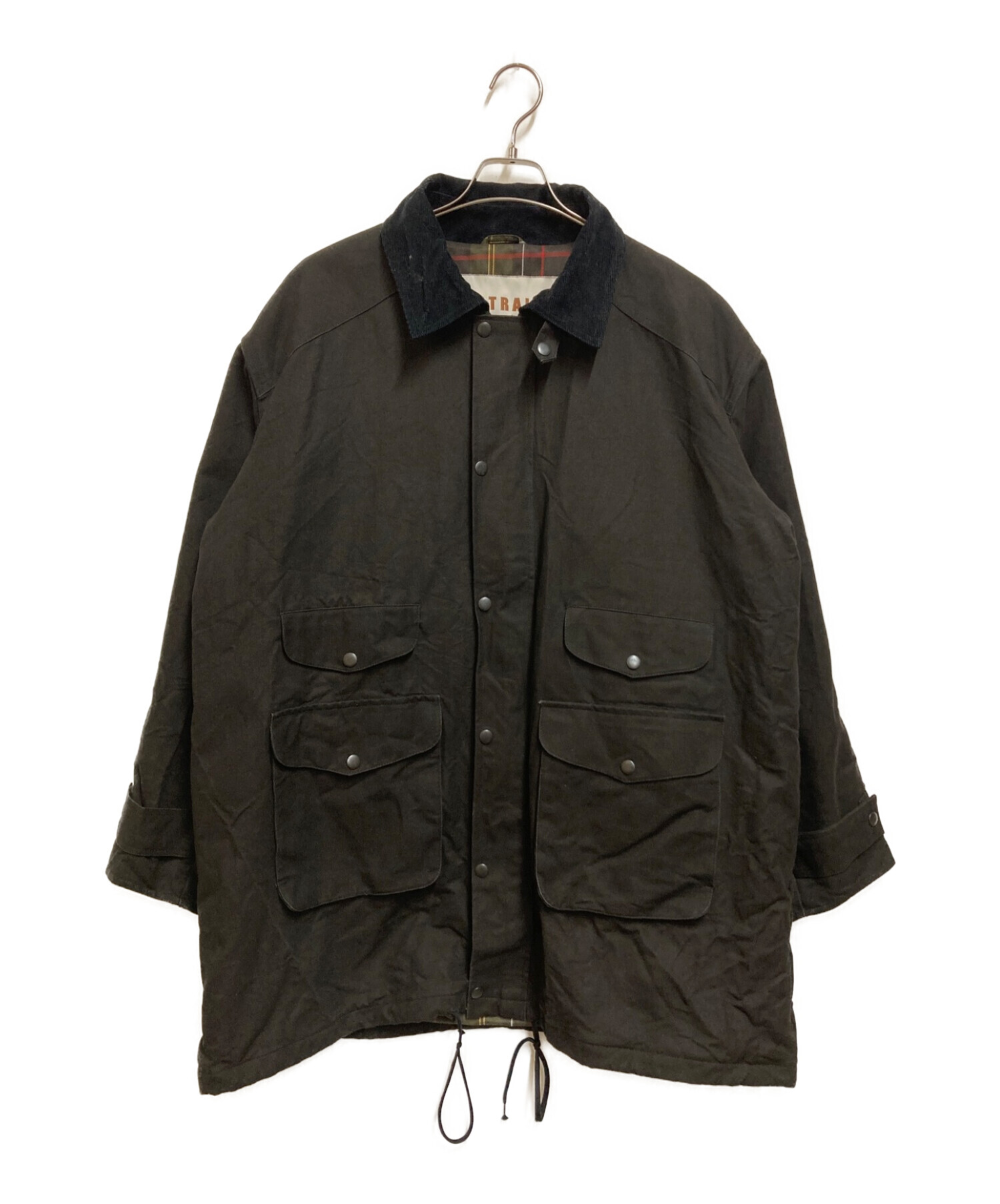 PORTRAITE (ポートレイト) Classic Field Jacket-Short”Black Canvas ダークブラウン サイズ:L