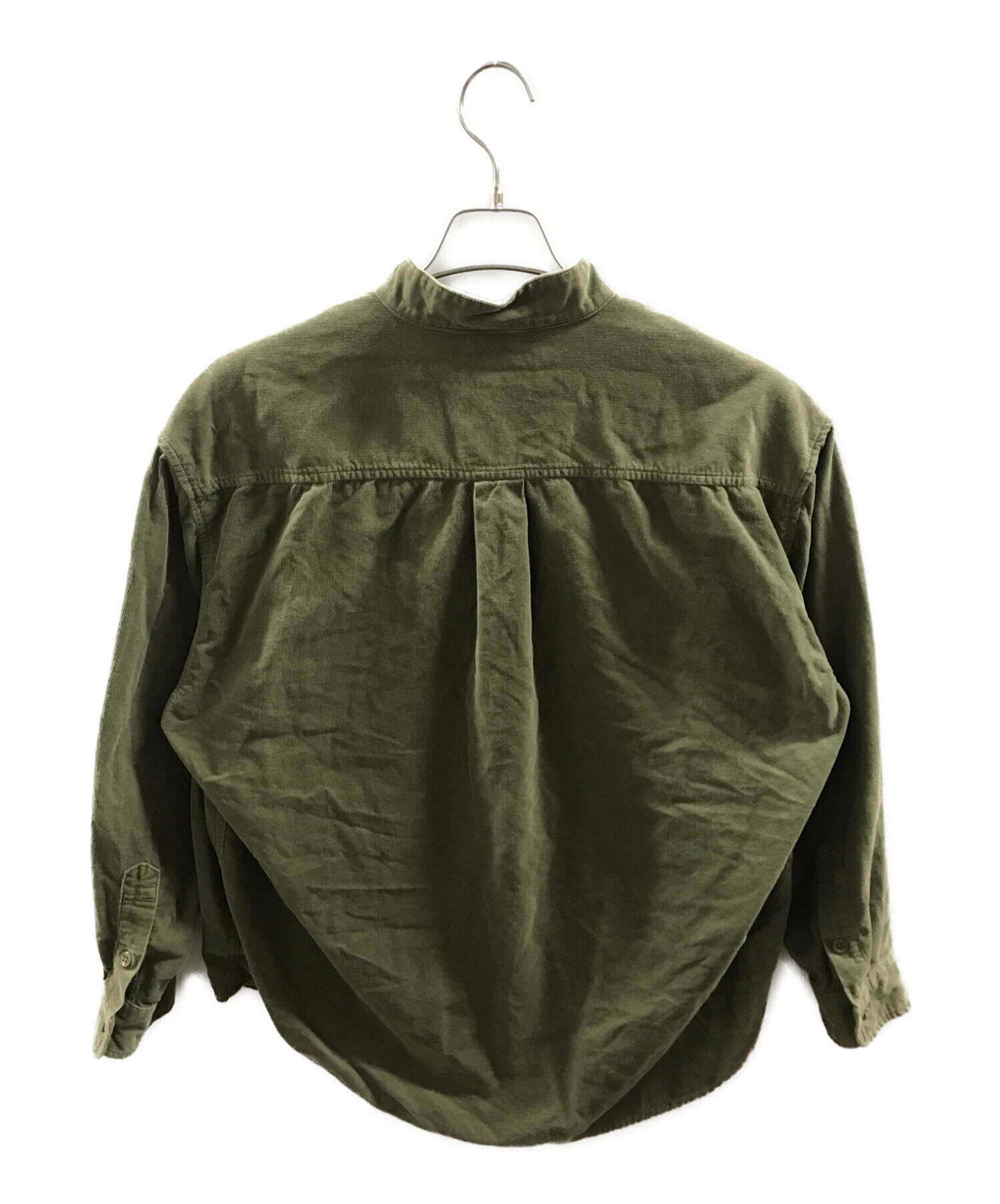 DESCENDANT (ディセンダント) TETTY CORDUROY LS SHIRT カーキ サイズ:２