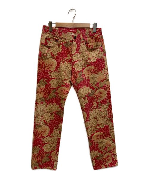 中古・古着通販】SUPREME (シュプリーム) Washed Regular Jeans Floral