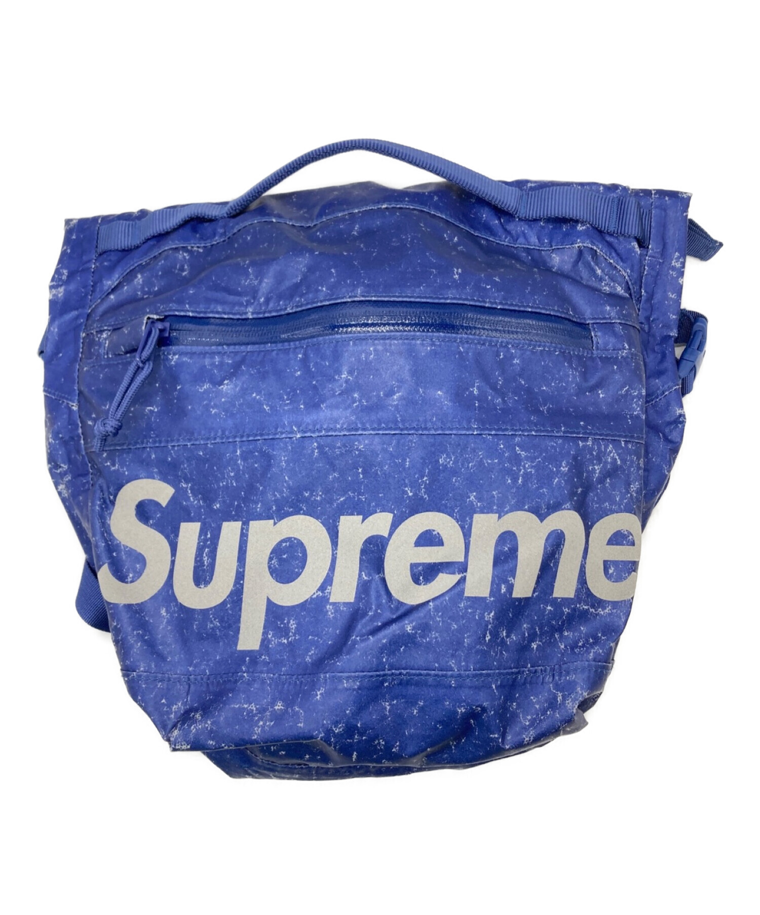SUPREME (シュプリーム) Waterproof Reflective Speckled Shoulder Bag ネイビー サイズ:-