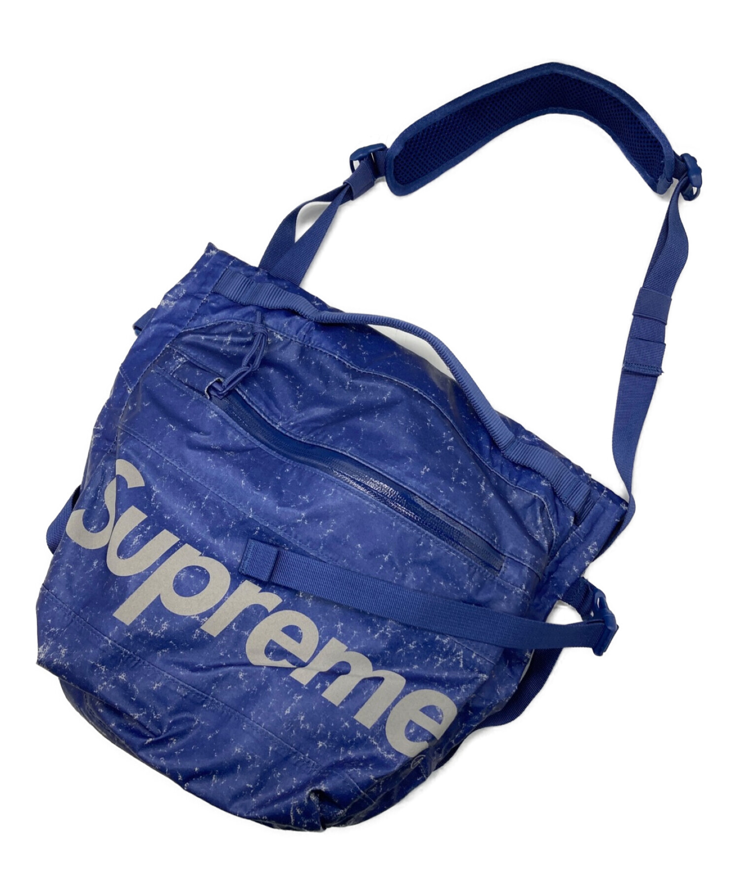 SUPREME (シュプリーム) Waterproof Reflective Speckled Shoulder Bag ネイビー サイズ:-