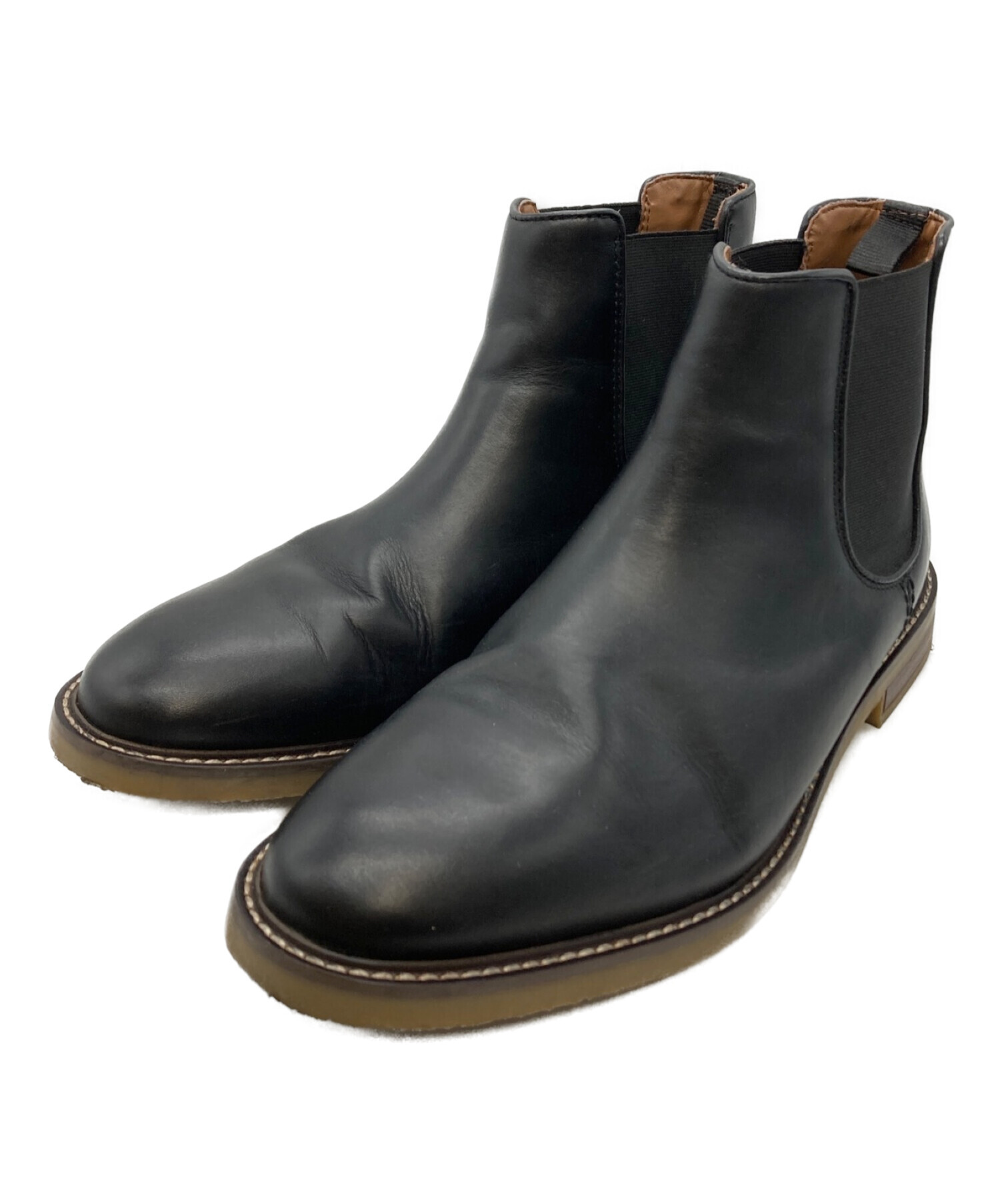 メンズClarks Men's レザーブーツ Jaxen Chelsea - ブーツ