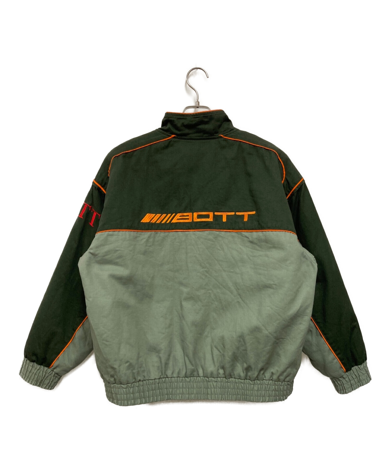 BoTT (ボット) Cotton Racing Jacket カーキ サイズ:L