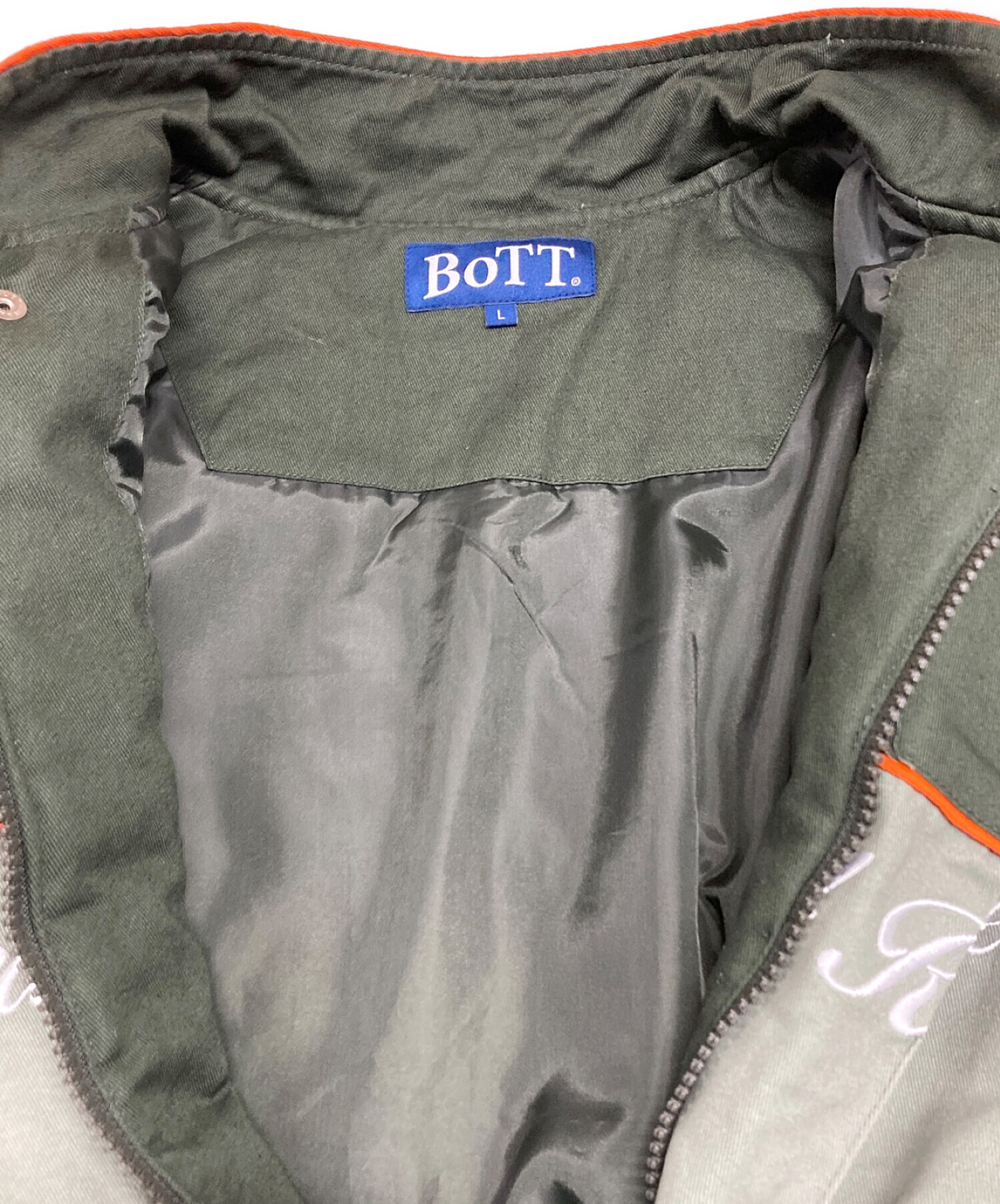 中古・古着通販】BoTT (ボット) Cotton Racing Jacket カーキ サイズ:L