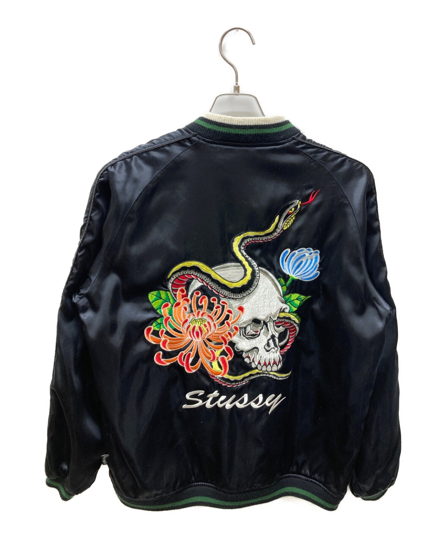 ステューシー stussy スカジャン 髑髏 リバーシブル | nate-hospital.com