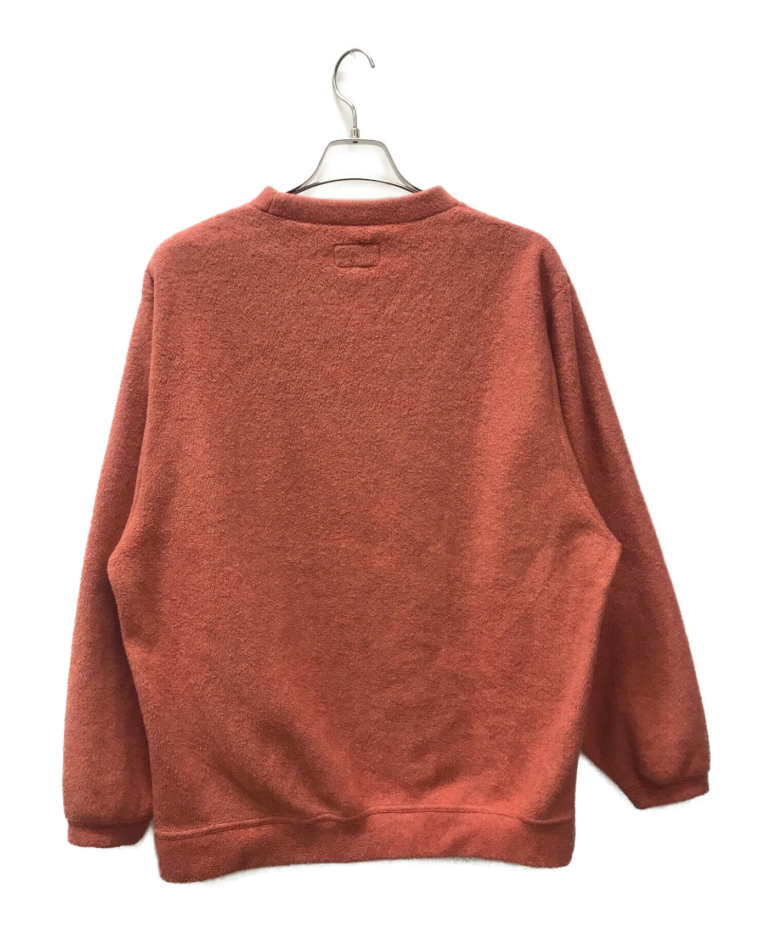 DESCENDANT (ディセンダント) ROO FLEECE CREW NECK SWEATSHIRT サーモンピンク サイズ:2