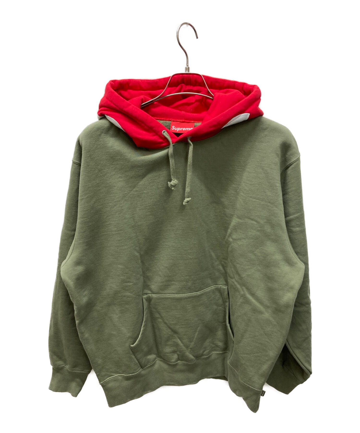 シュプリーム　Contrast Hooded Sweatshirt サイズM