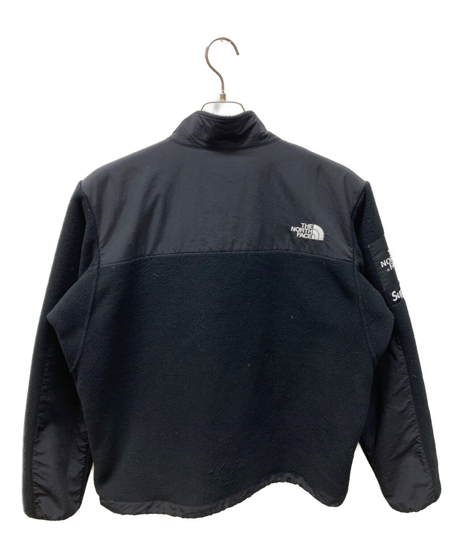 SUPREME×THE NORTH FACE (シュプリーム × ザノースフェイス) Arc Logo Denali Fleece Jacket  ブラック×レッド サイズ:Ⅿ