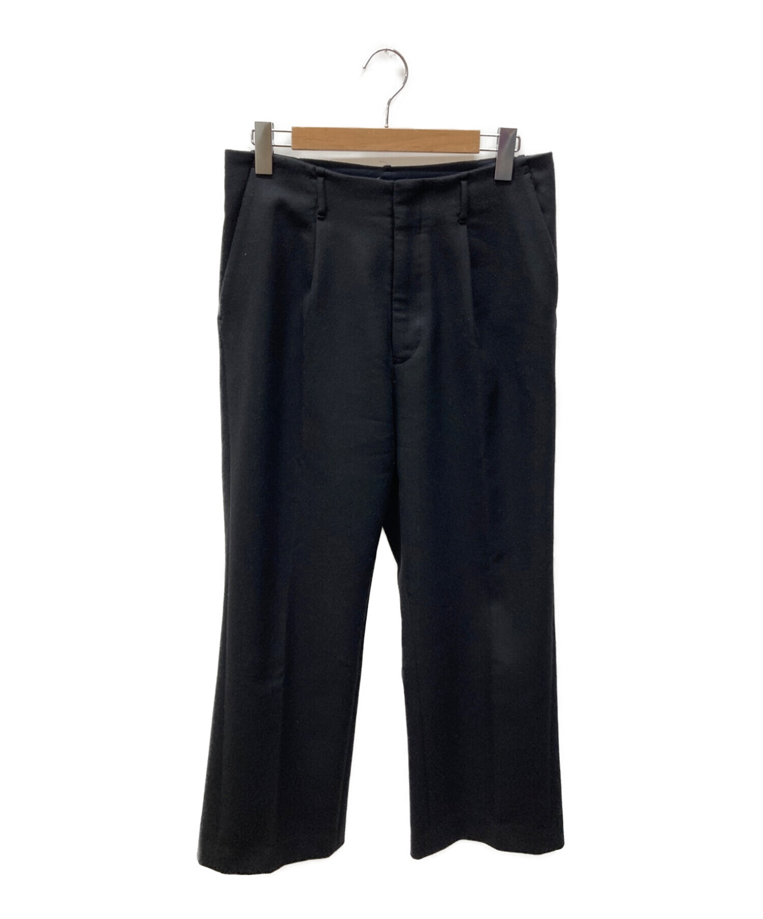 超レア】auralee LIGHT MELTON WIDE SLACKS - パンツ