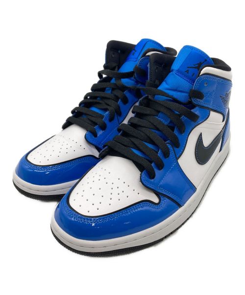 中古・古着通販】NIKE (ナイキ) AIR JORDAN 1 MID SE ブルー サイズ:27