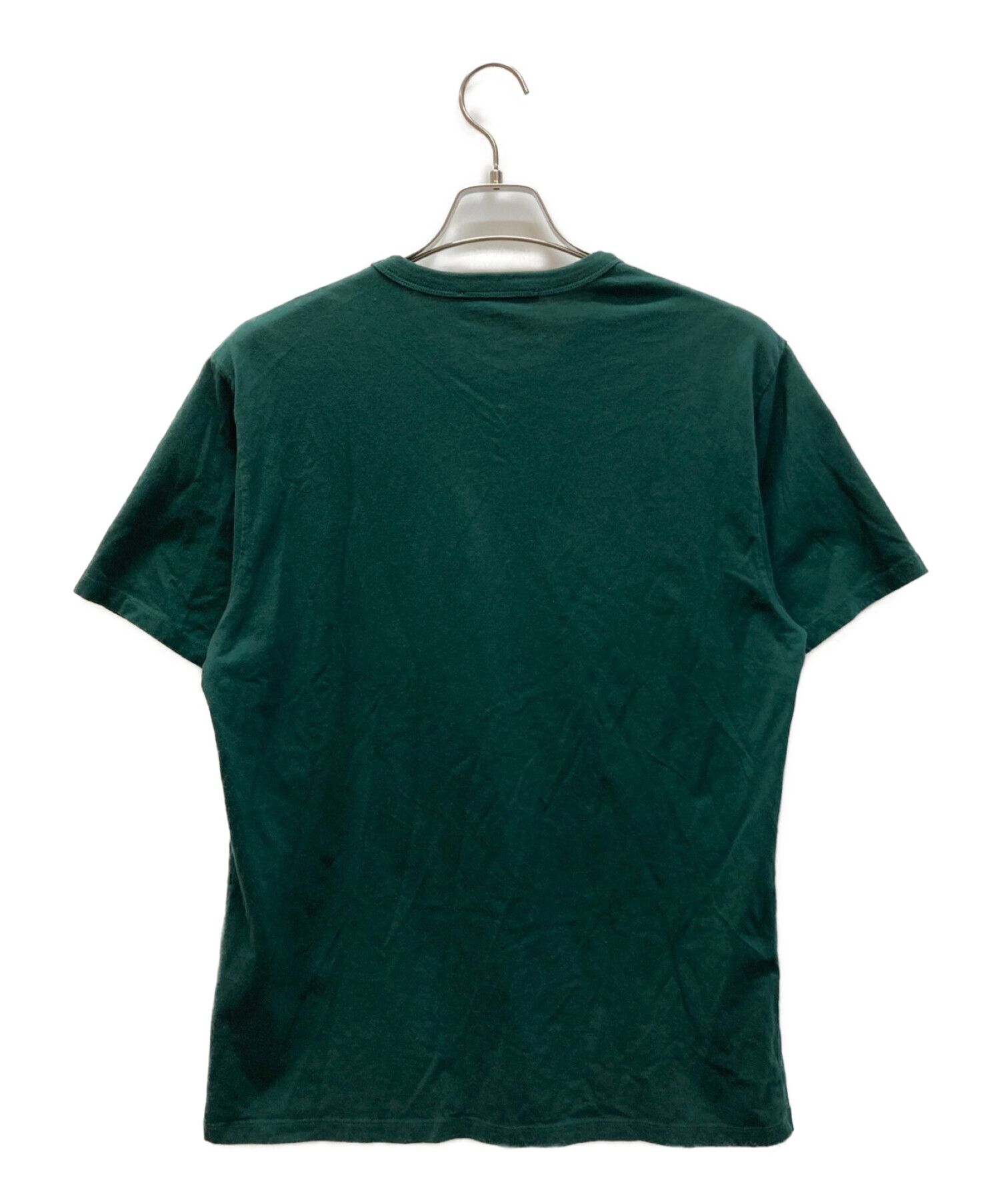maison kitsune (メゾンキツネ) big fox print classic tee-shirt グリーン サイズ:M