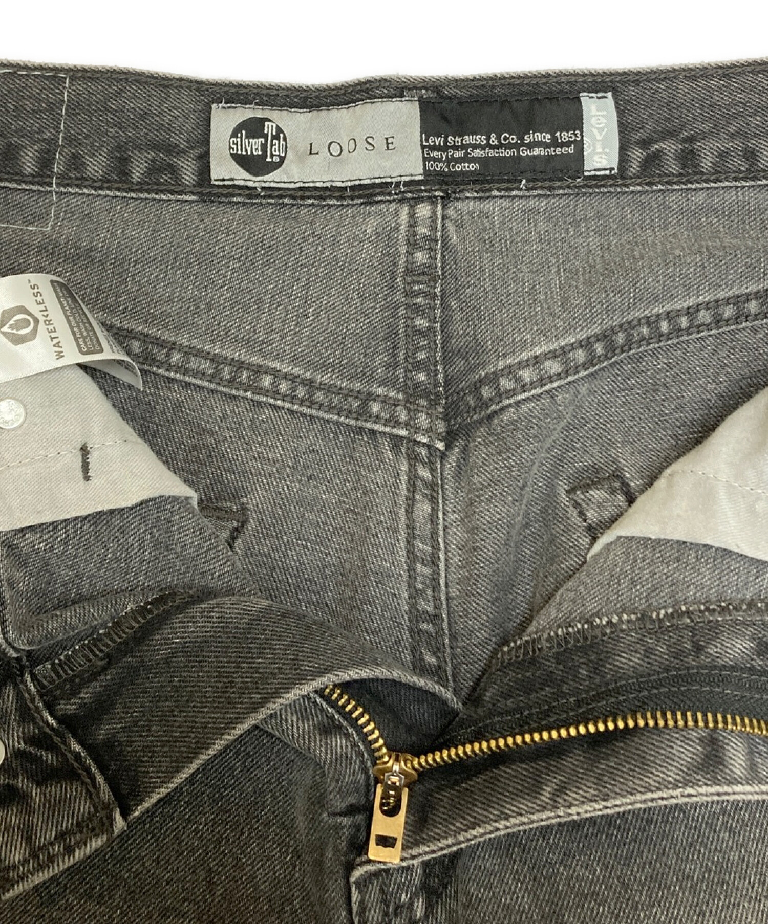 LEVI'S (リーバイス) LOOSE FITデニムパンツ グレー サイズ: W30×L30