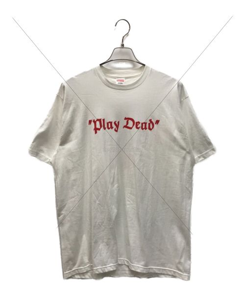 中古・古着通販】SUPREME (シュプリーム) Play Dead Tee ホワイト