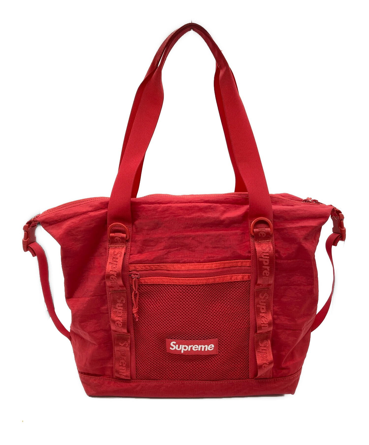 中古・古着通販】SUPREME (シュプリーム) ナイロントートバッグ レッド