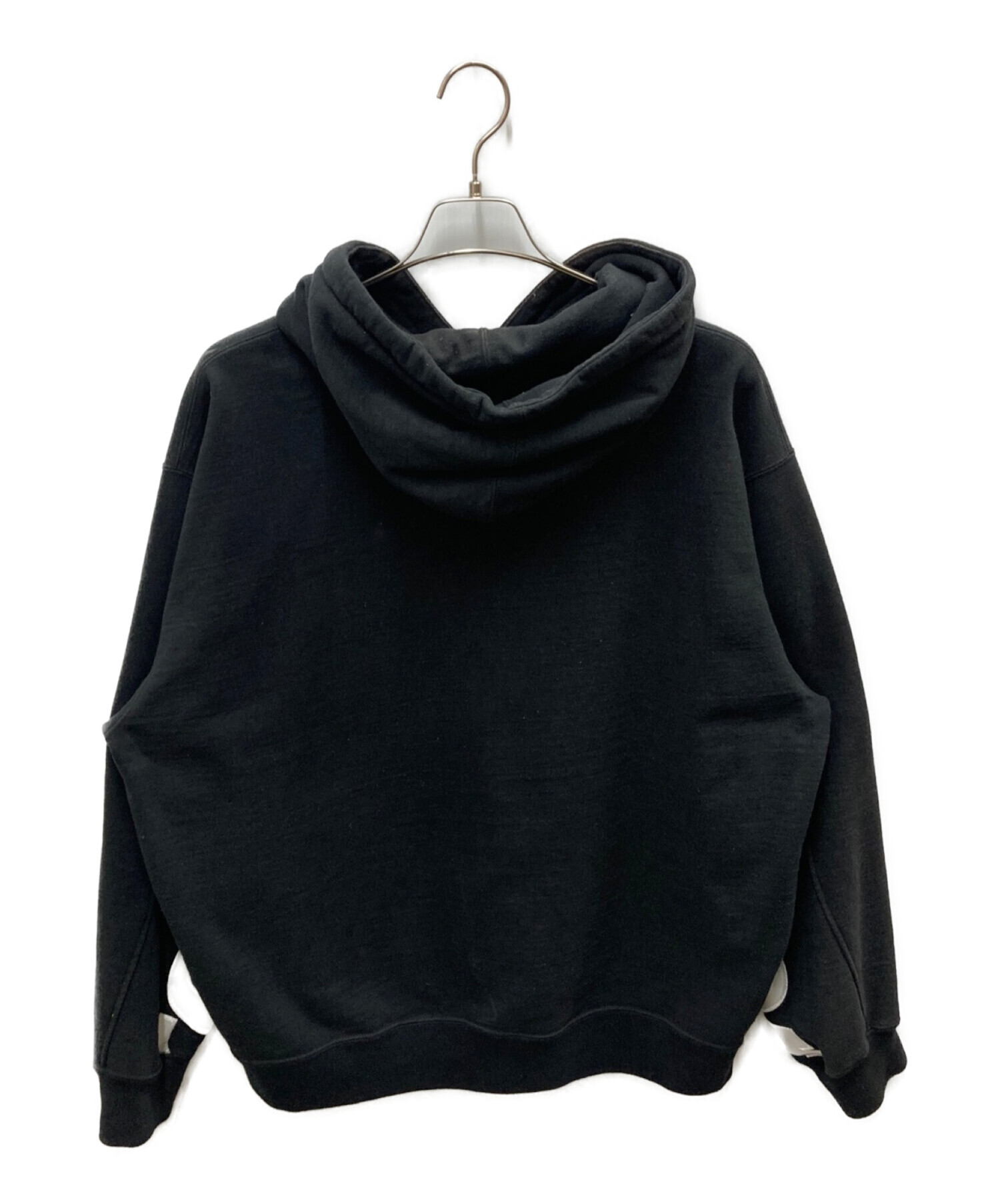SUPREME (シュプリーム) Cropped Panels Hooded Sweatshirt ブラック サイズ:L