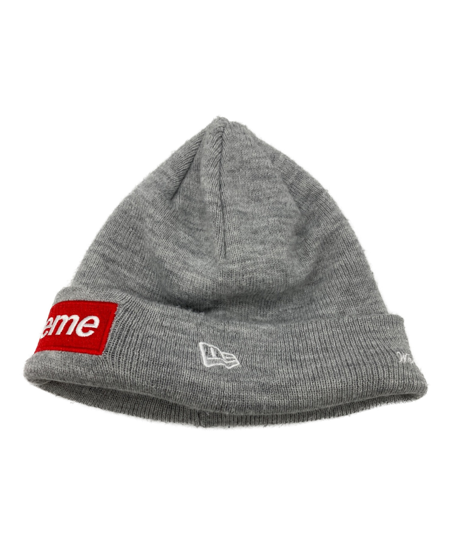 supreme box logo beanie gray 新品