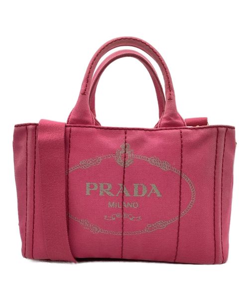 中古・古着通販】PRADA (プラダ) カナパトートバッグ ピンク｜ブランド