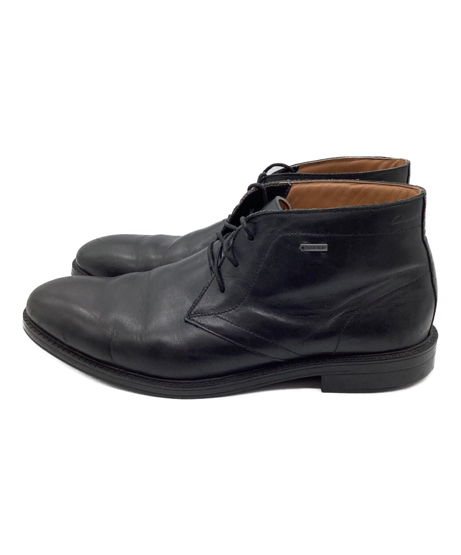 CLARKS (クラークス) ゴアテックスデザートブーツ ブラック サイズ:28