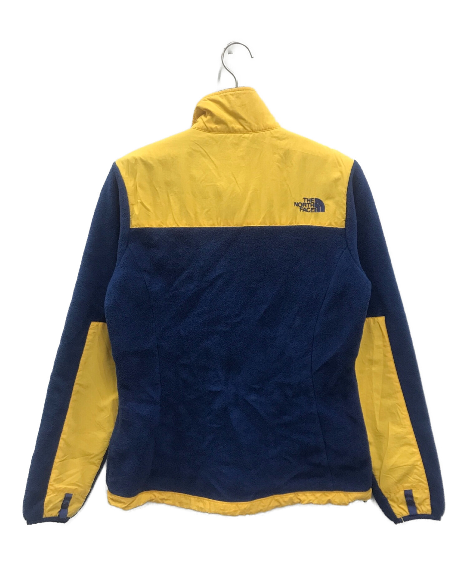 THE NORTH FACE (ザ ノース フェイス) バイカラーフリースジャケット ブルー×イエロー サイズ:M